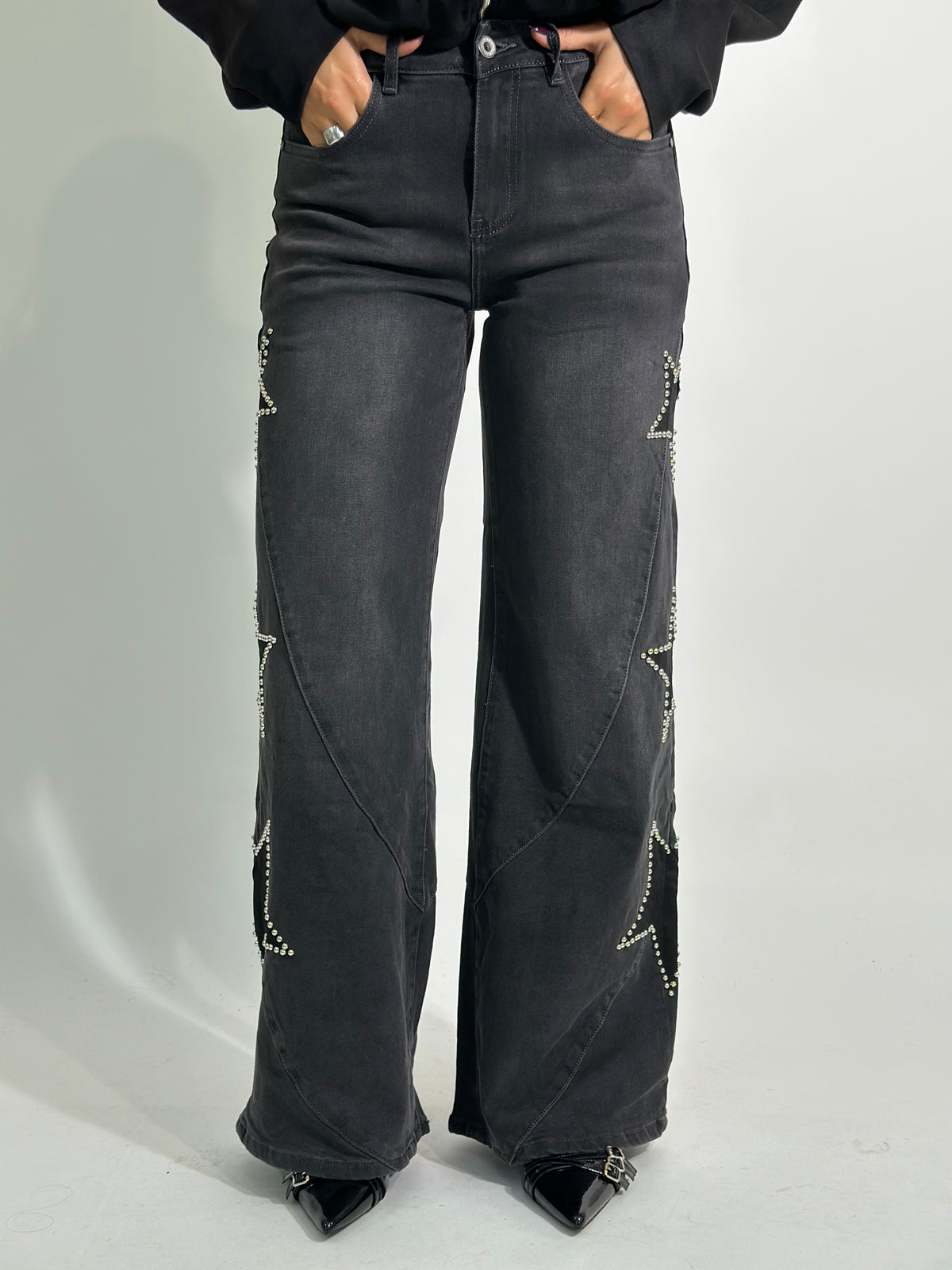 Jeans Stella 3D-9393 GREY
