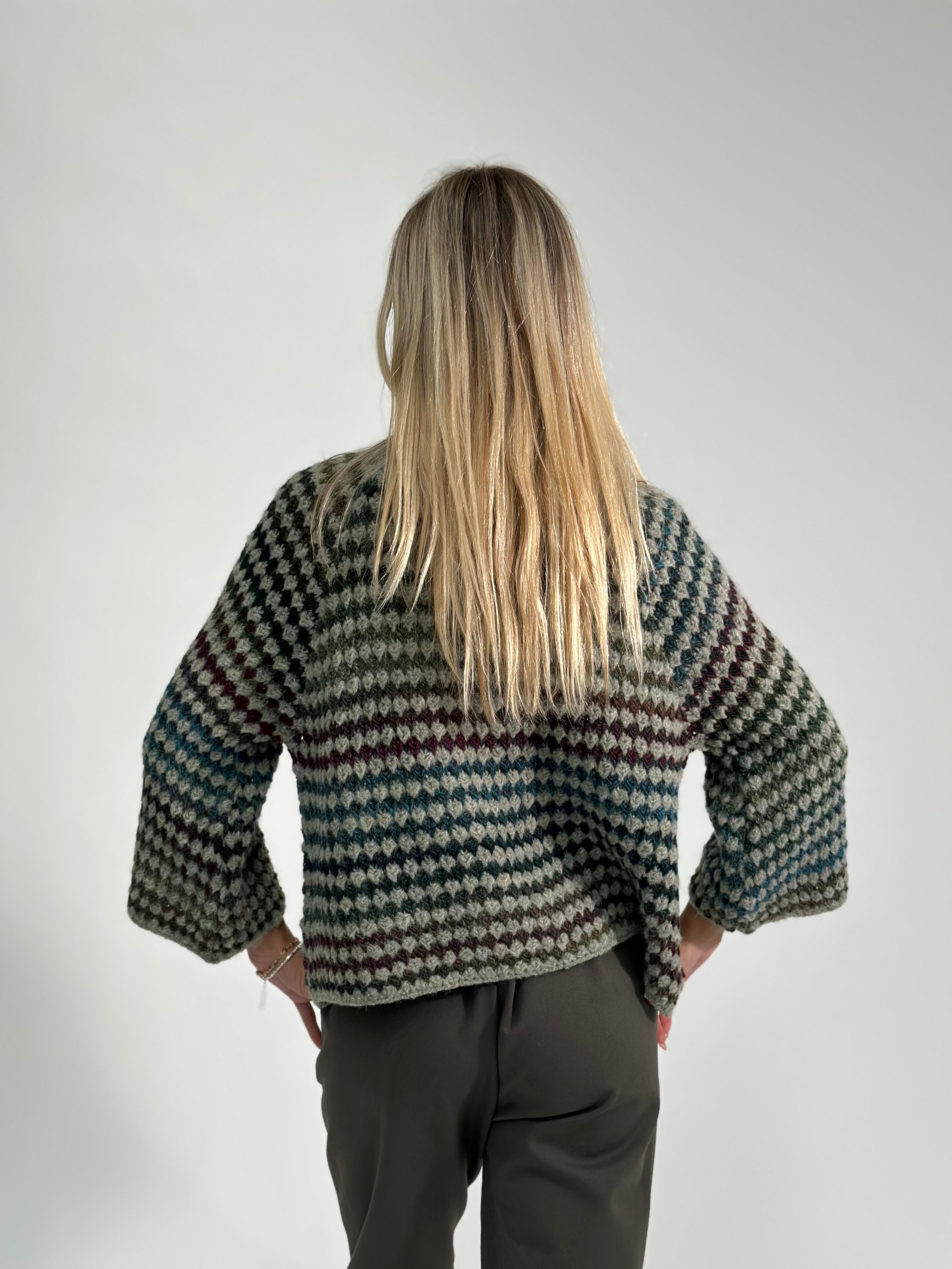 Maglia jacquard 25453