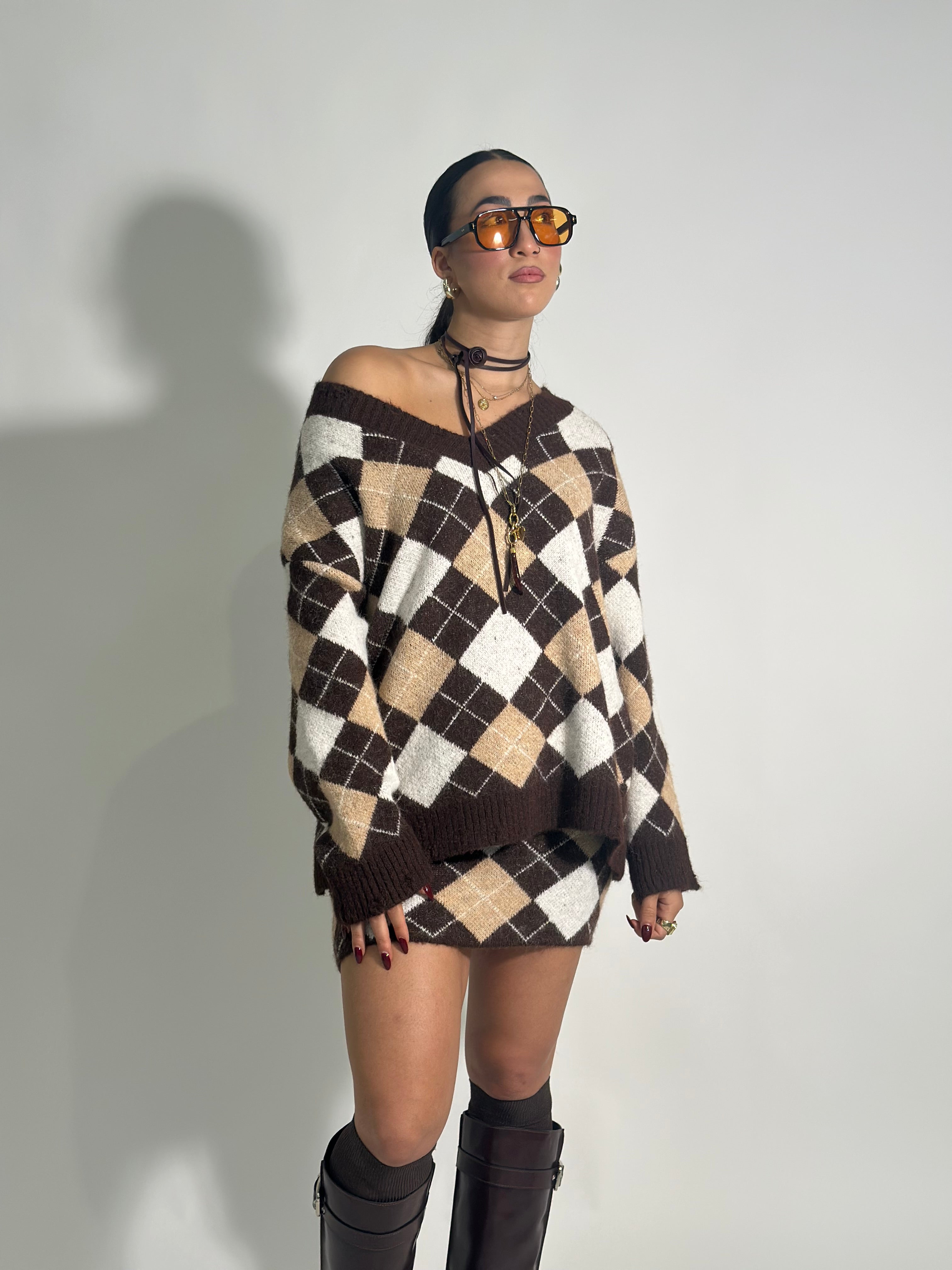 Completo rombi 2595 MORO