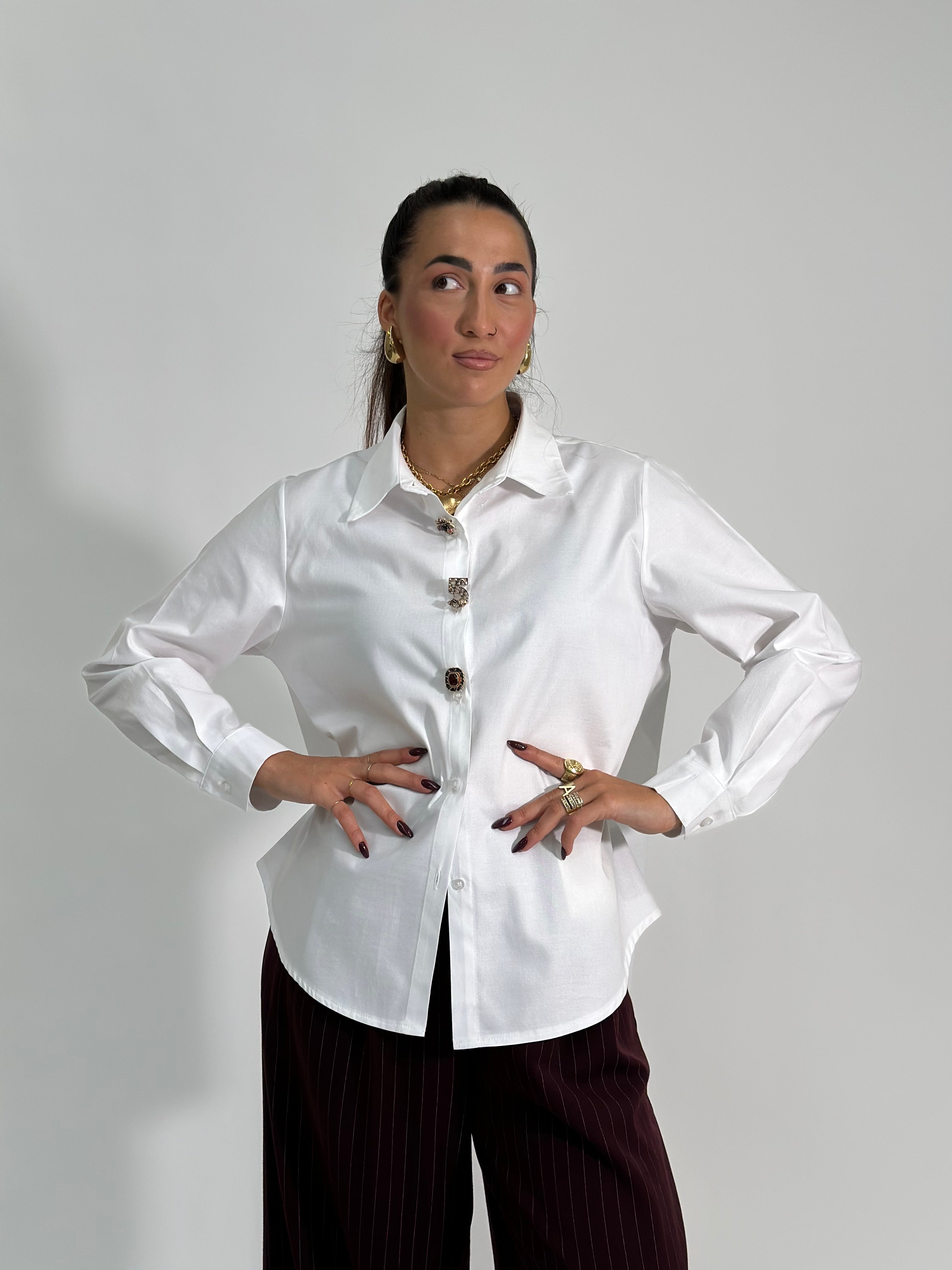 Camicia oxford 27595 BIANCO