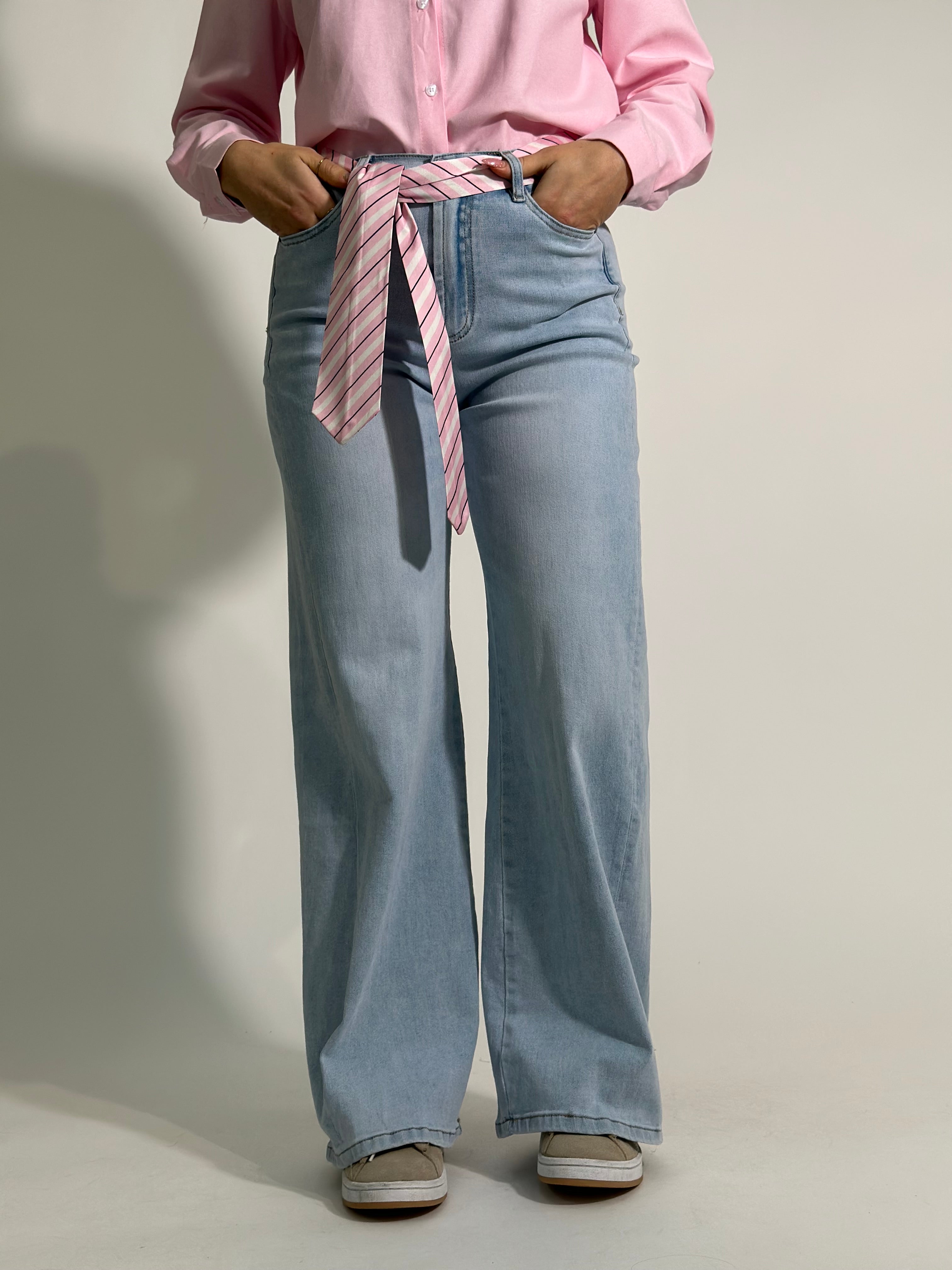 Jeans palazzo 9211 CIELO