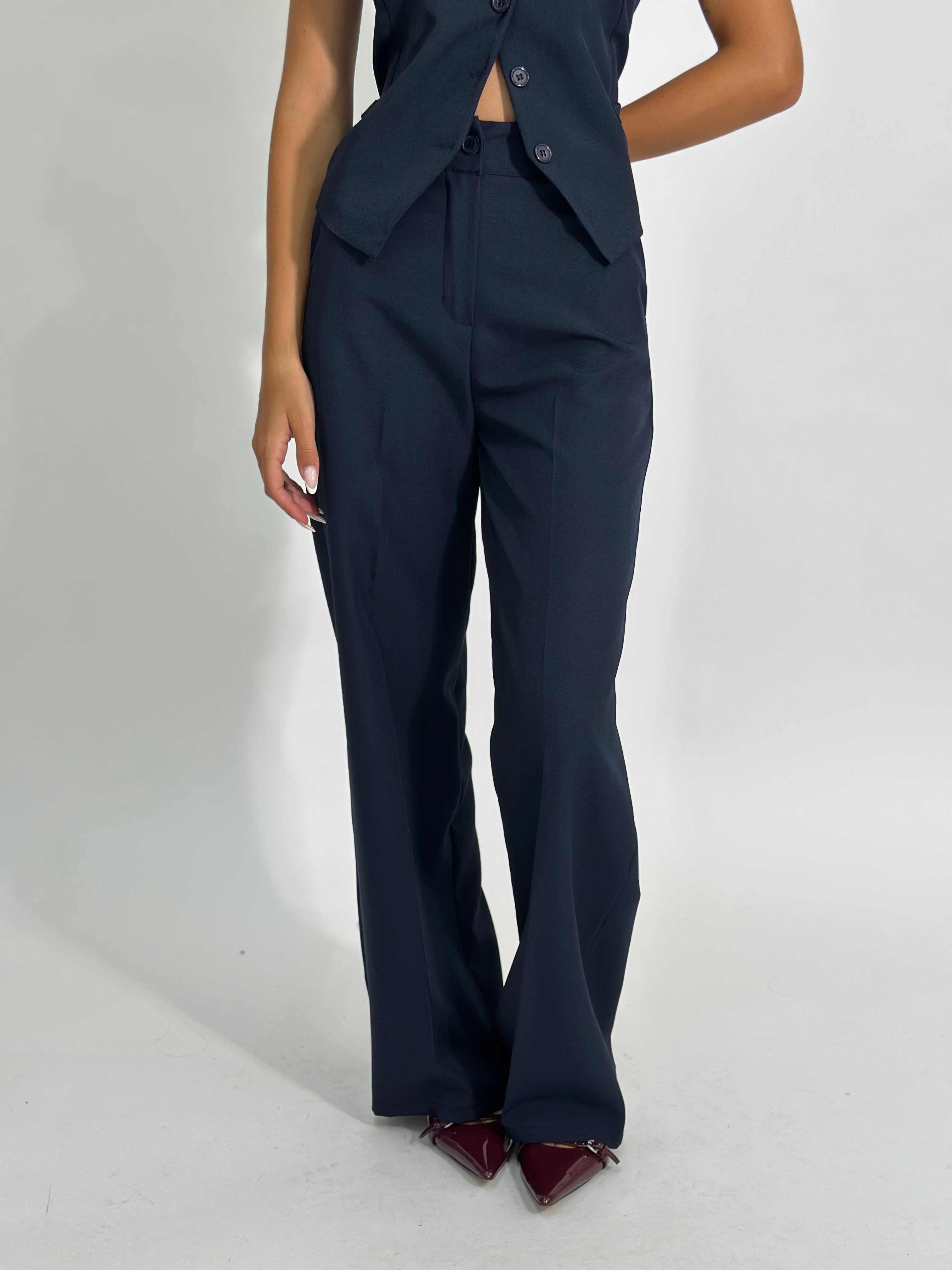 Completo gilet 231280 BLU