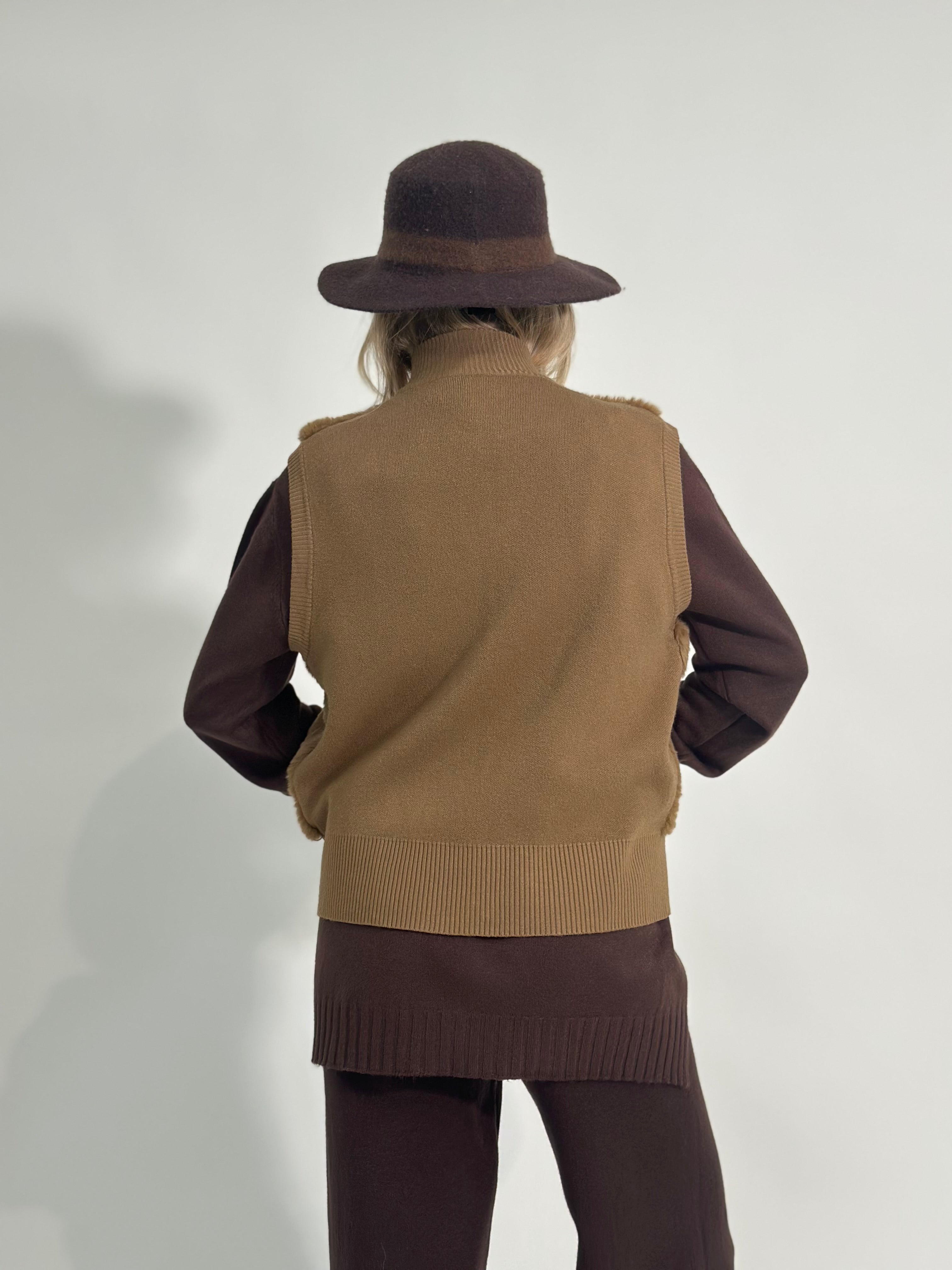 Gilet pelliccia E236