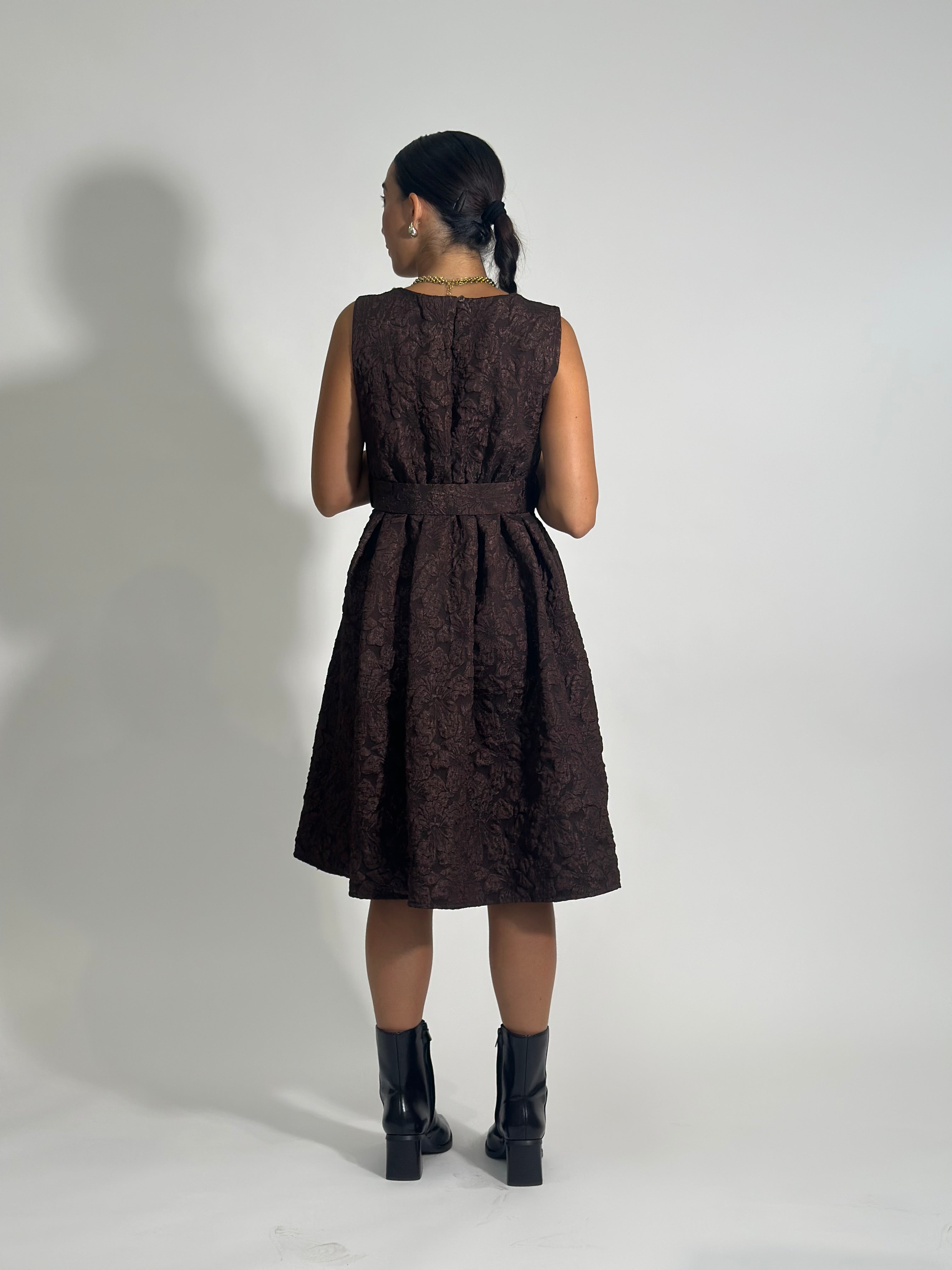 Abito dama 11855 MARRONE