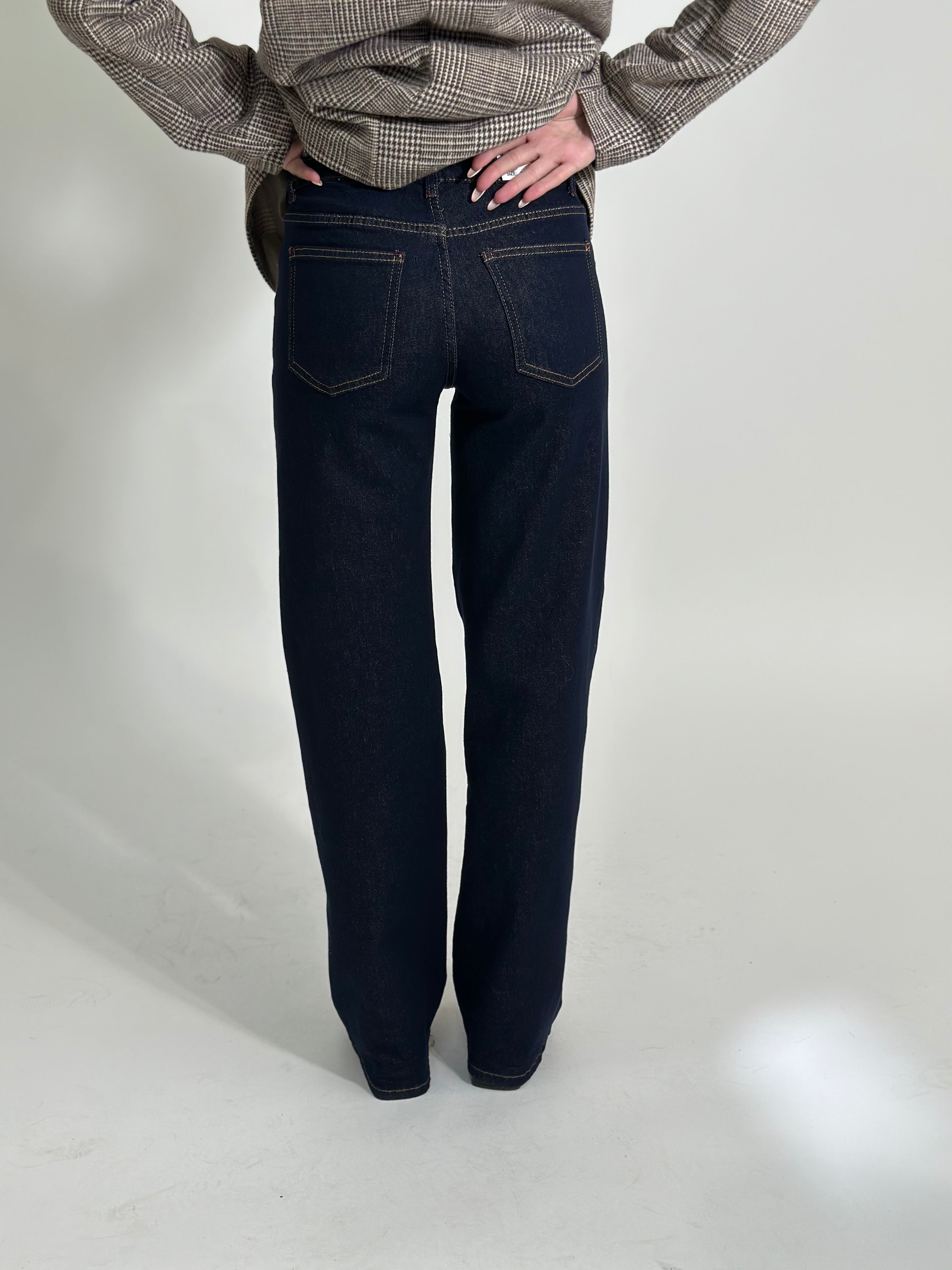 Jeans blu black Y501
