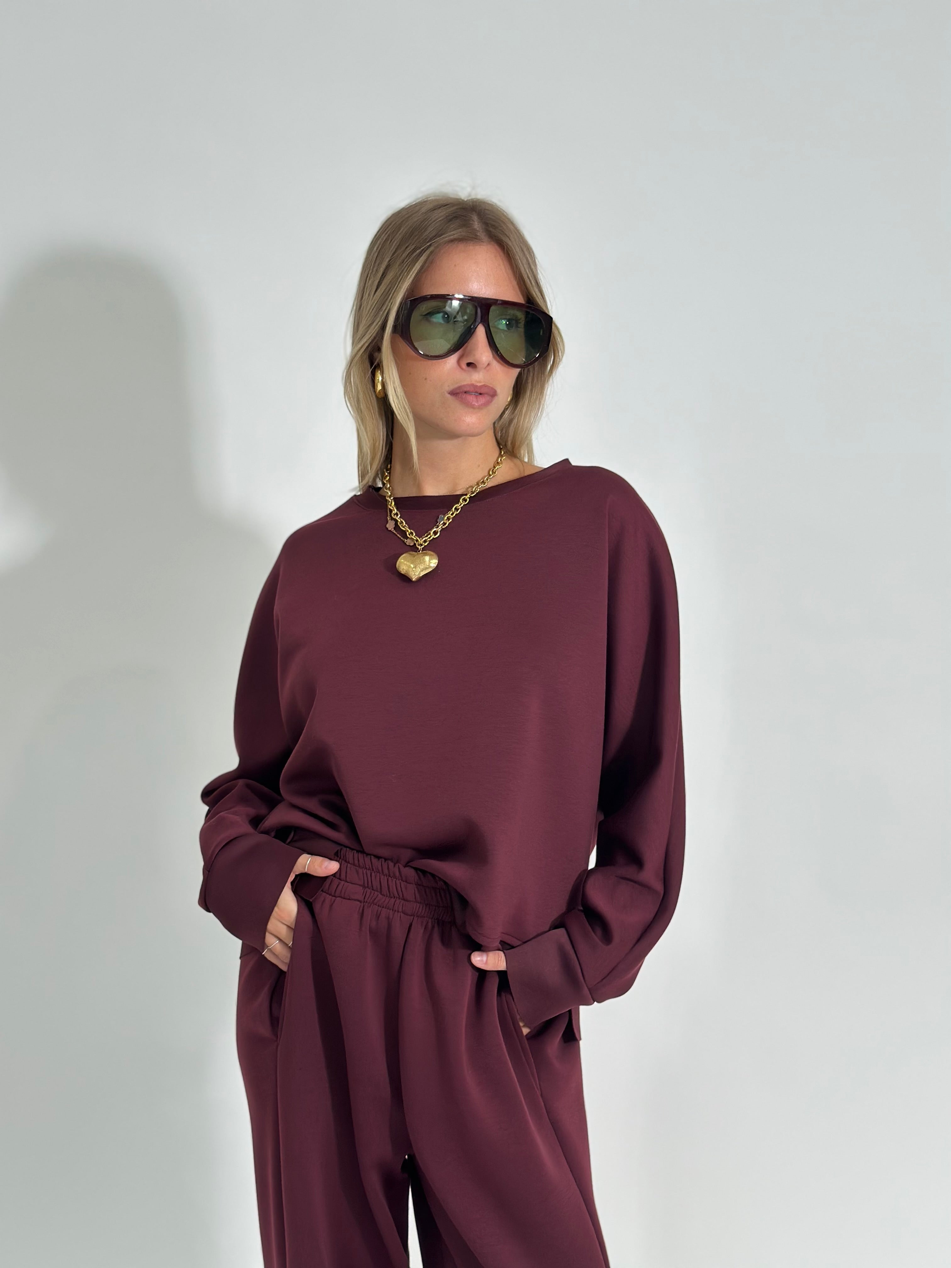 Felpa 5393 BURGUNDY