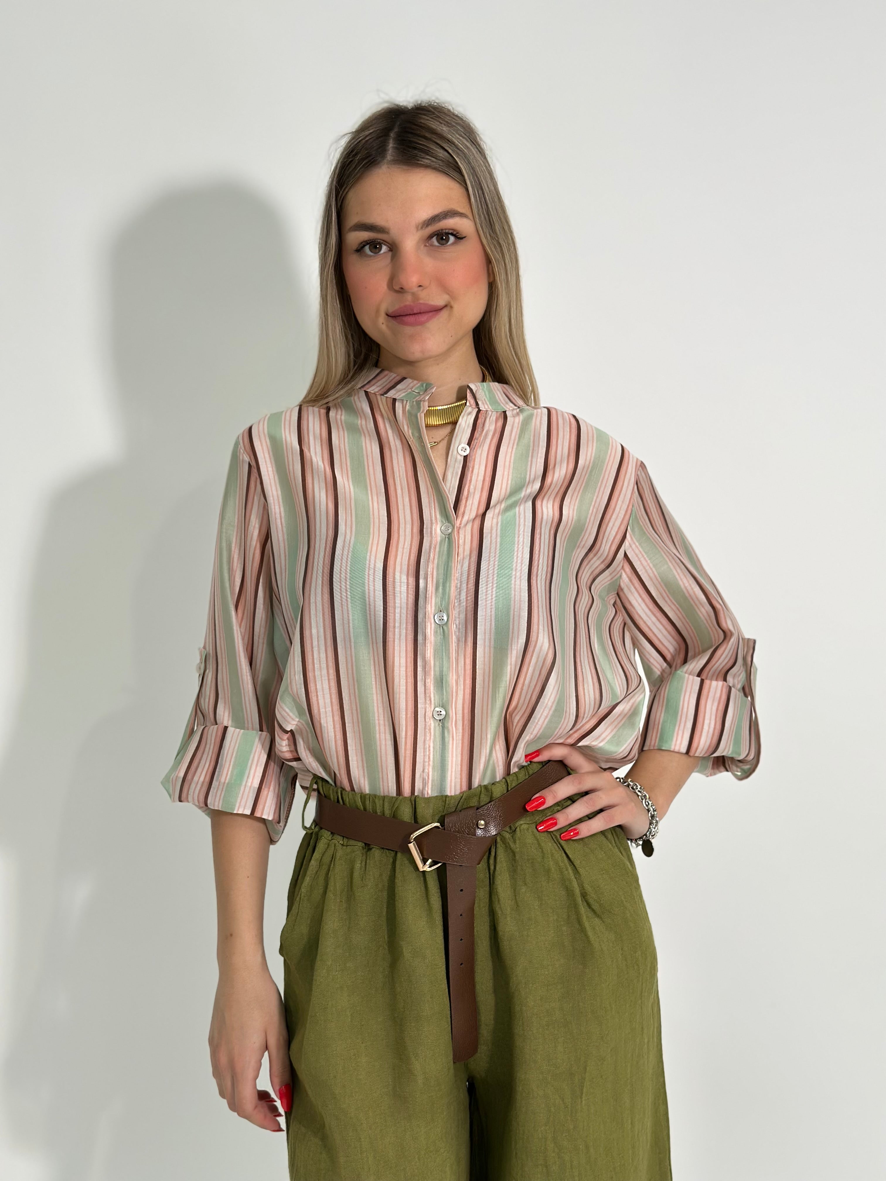 Camicia soft over 5592 ROSA
