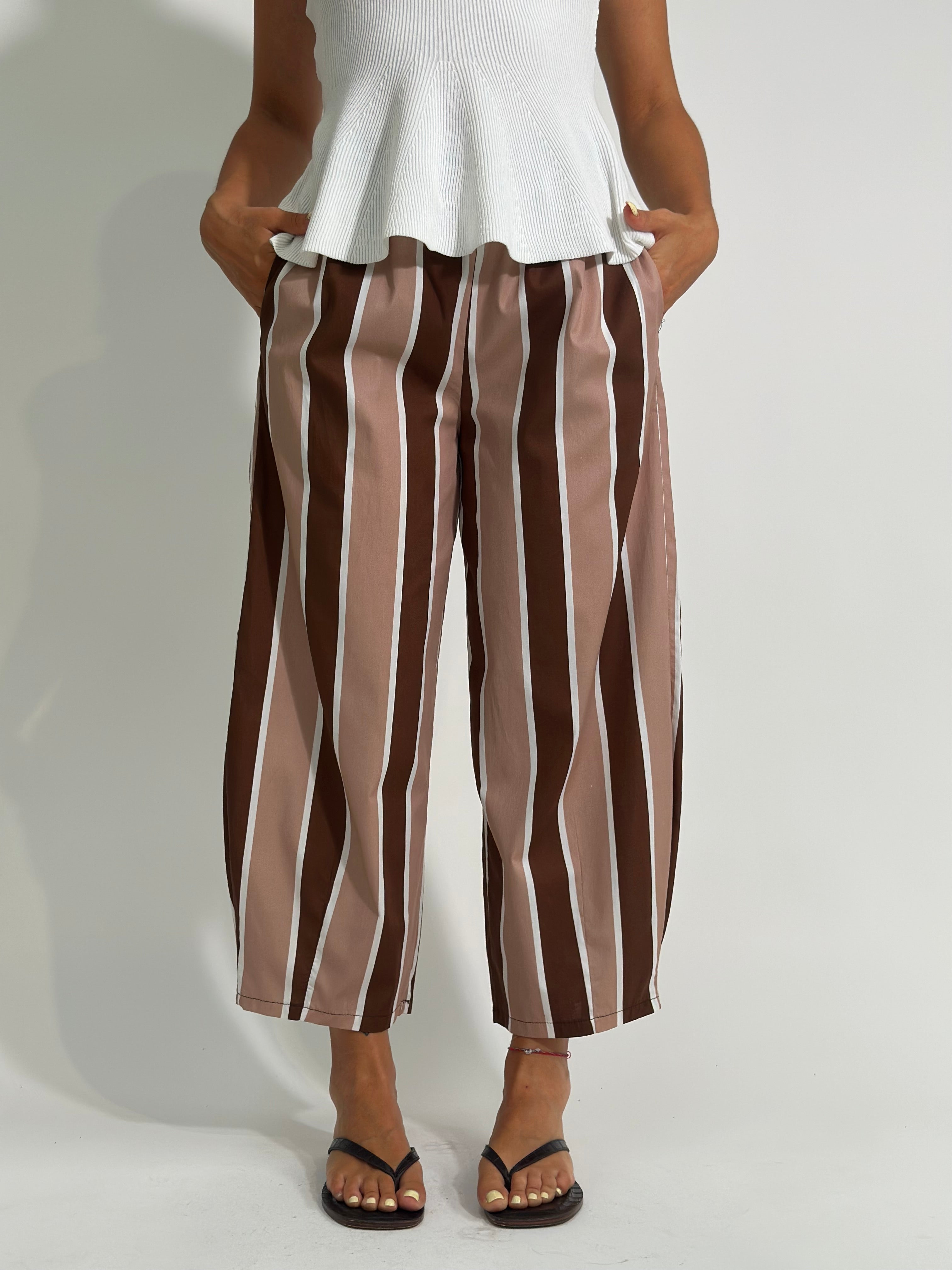 Pantalone riga 67625 NUDE
