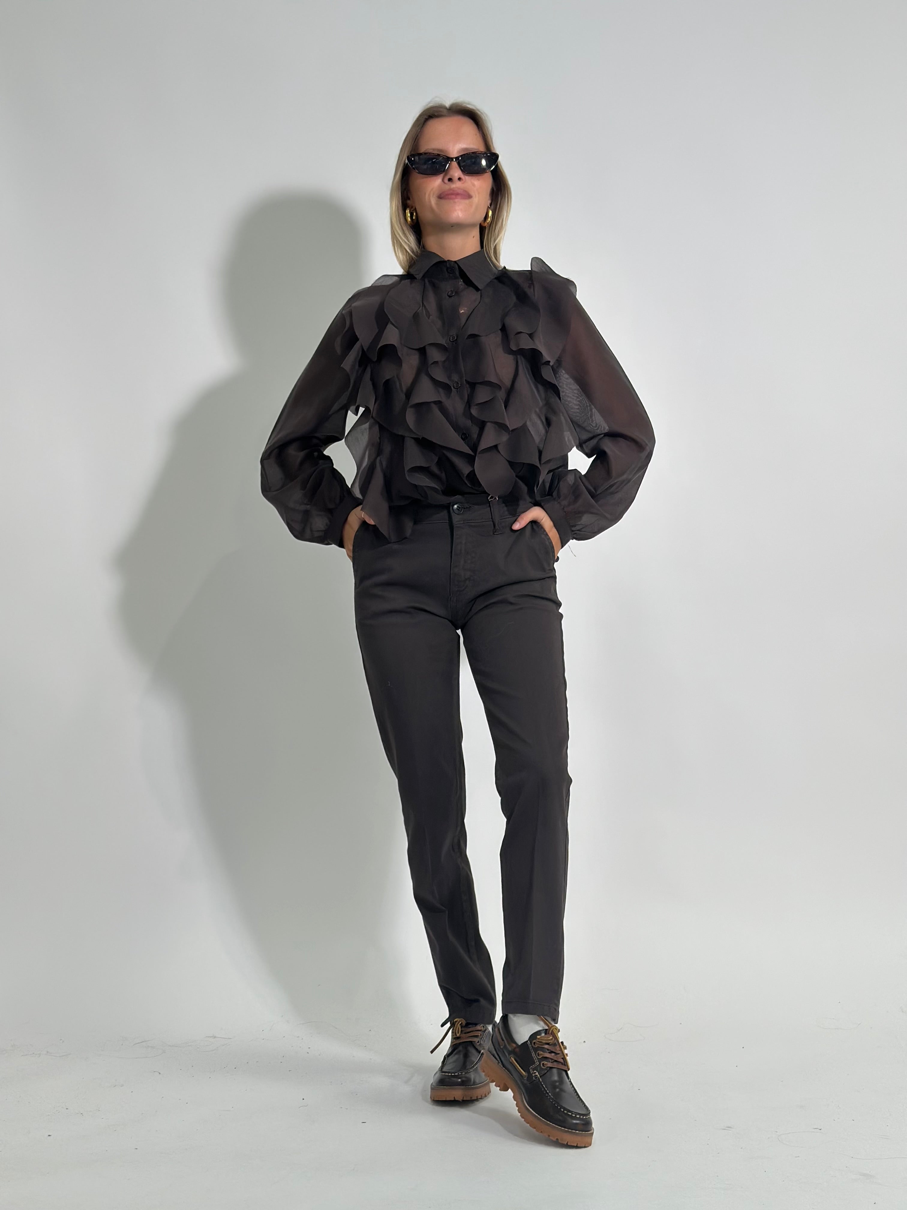 Pantalone chino 869 MARRONE