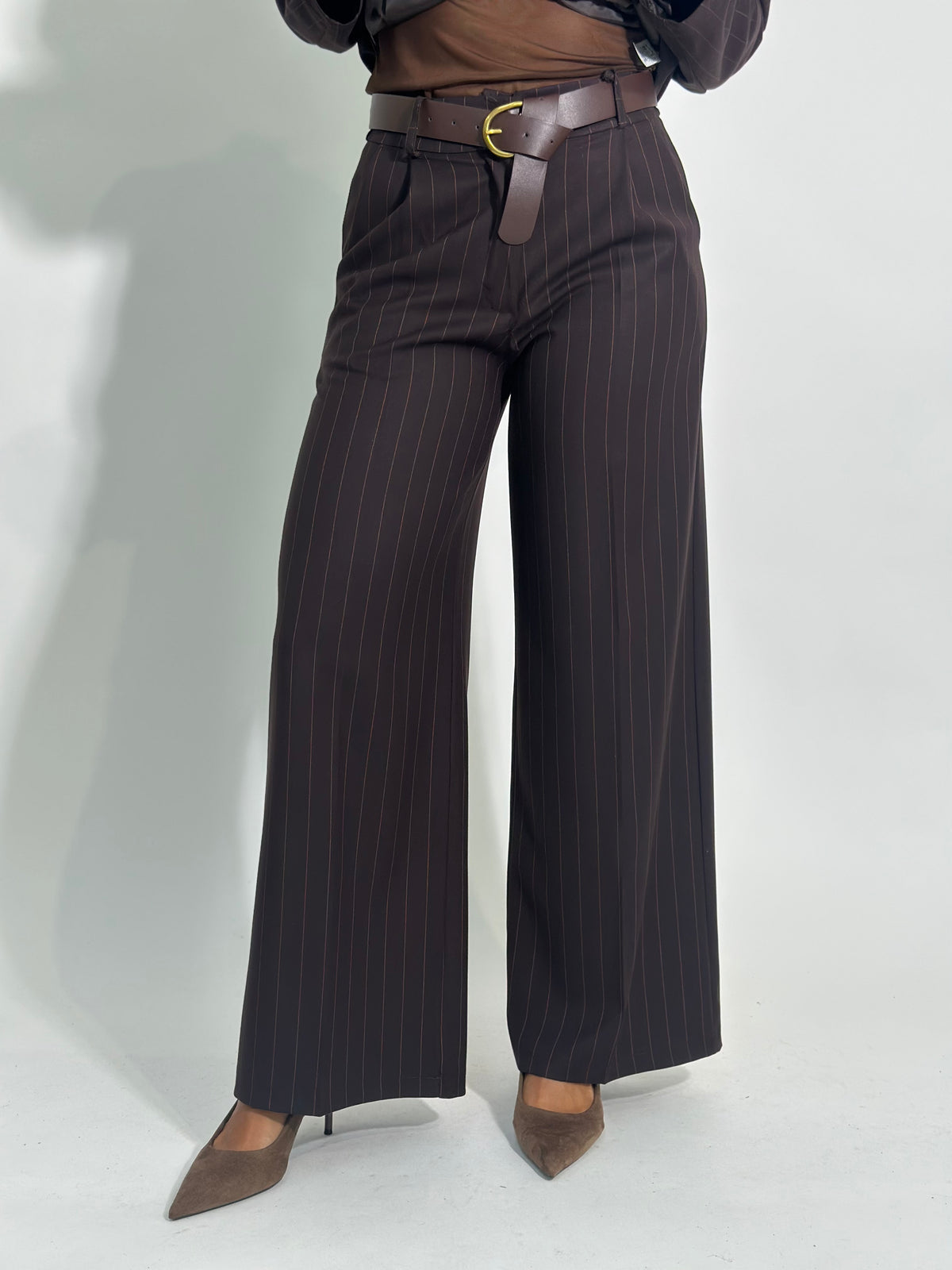 Pantalone gessato TRIS 5897