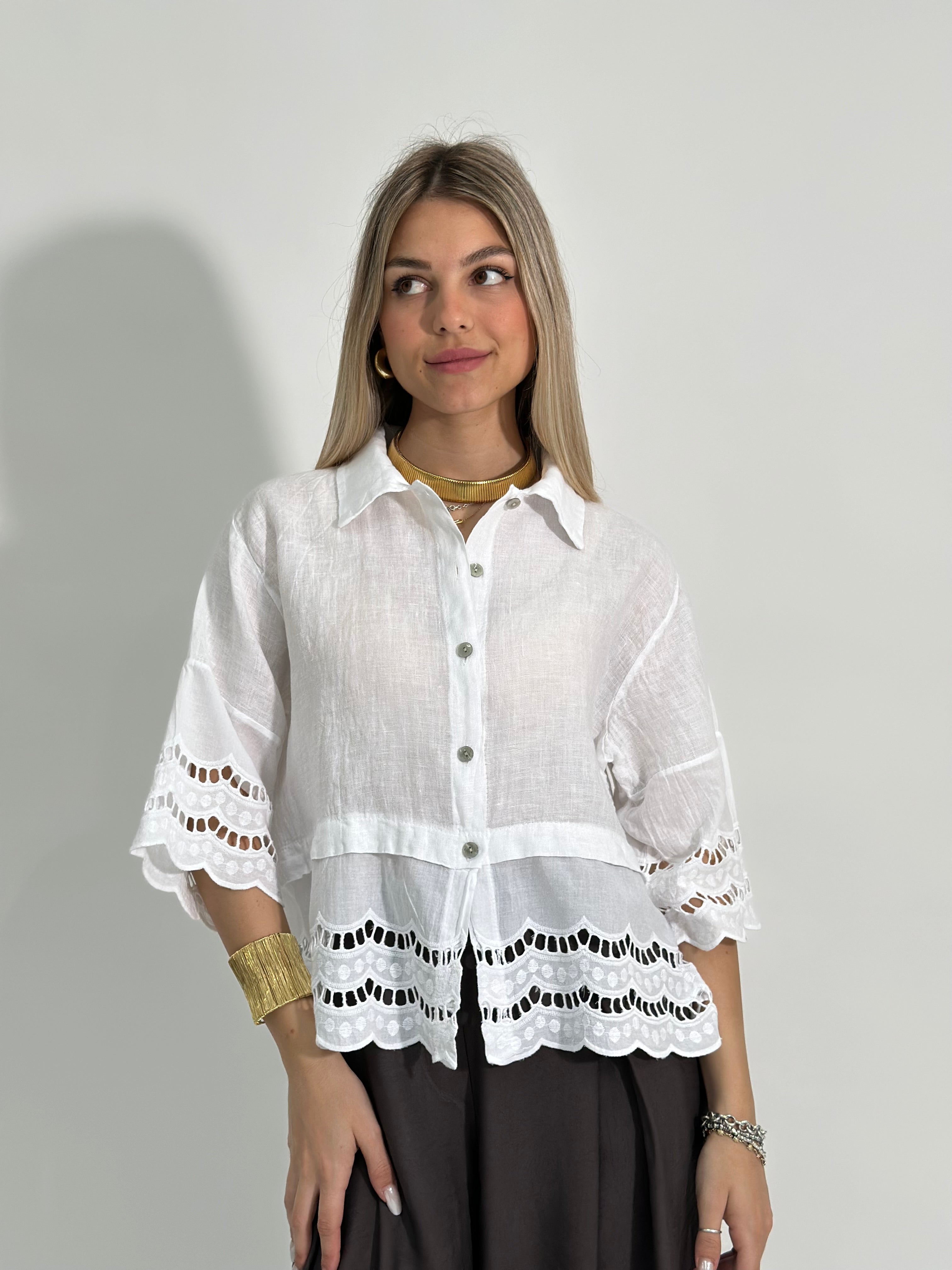 Camicia lino + sangallo 1788