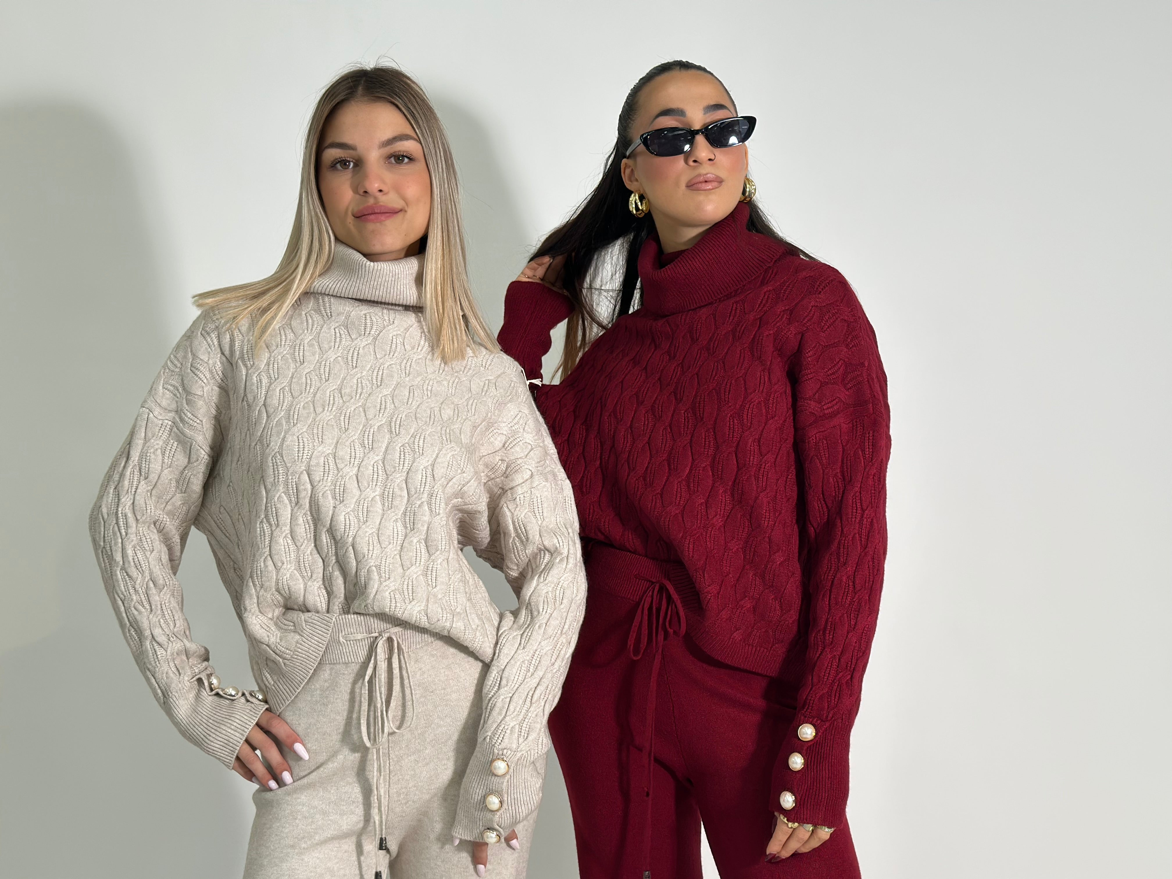 Completo maglia bottoni C648