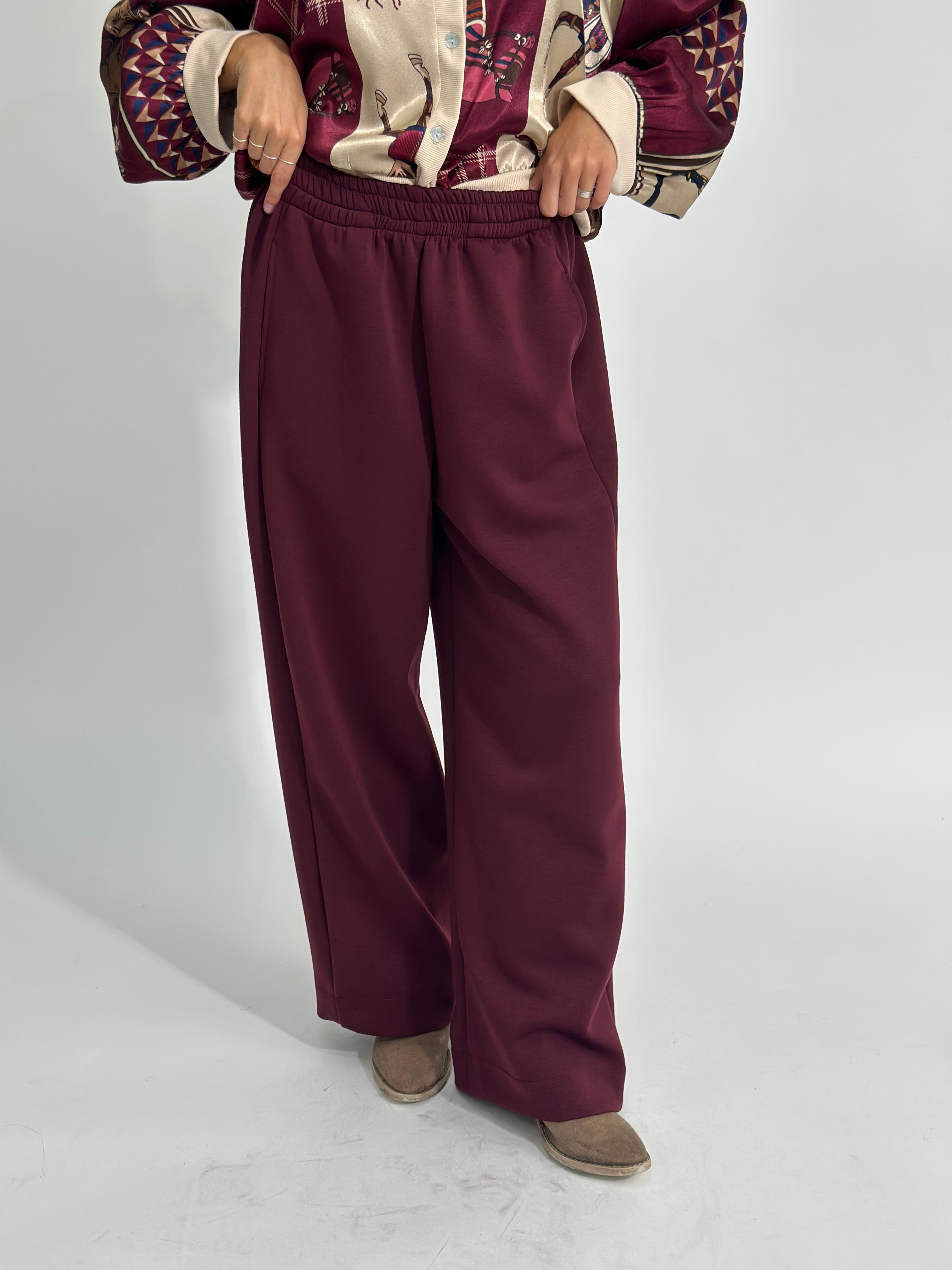 Pantalone 7279 BURGUNDY
