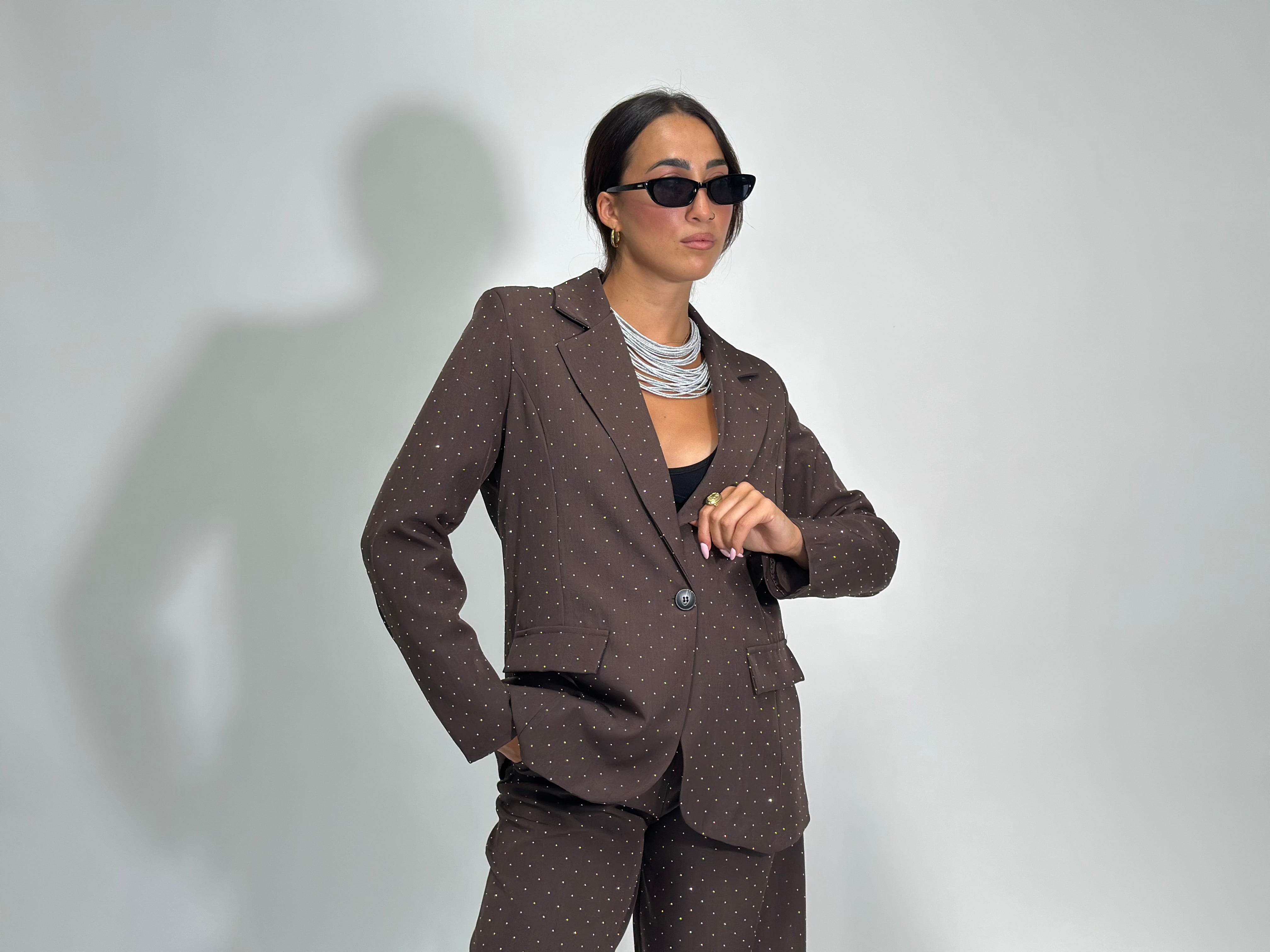 Tailleur T6382 MARRONE