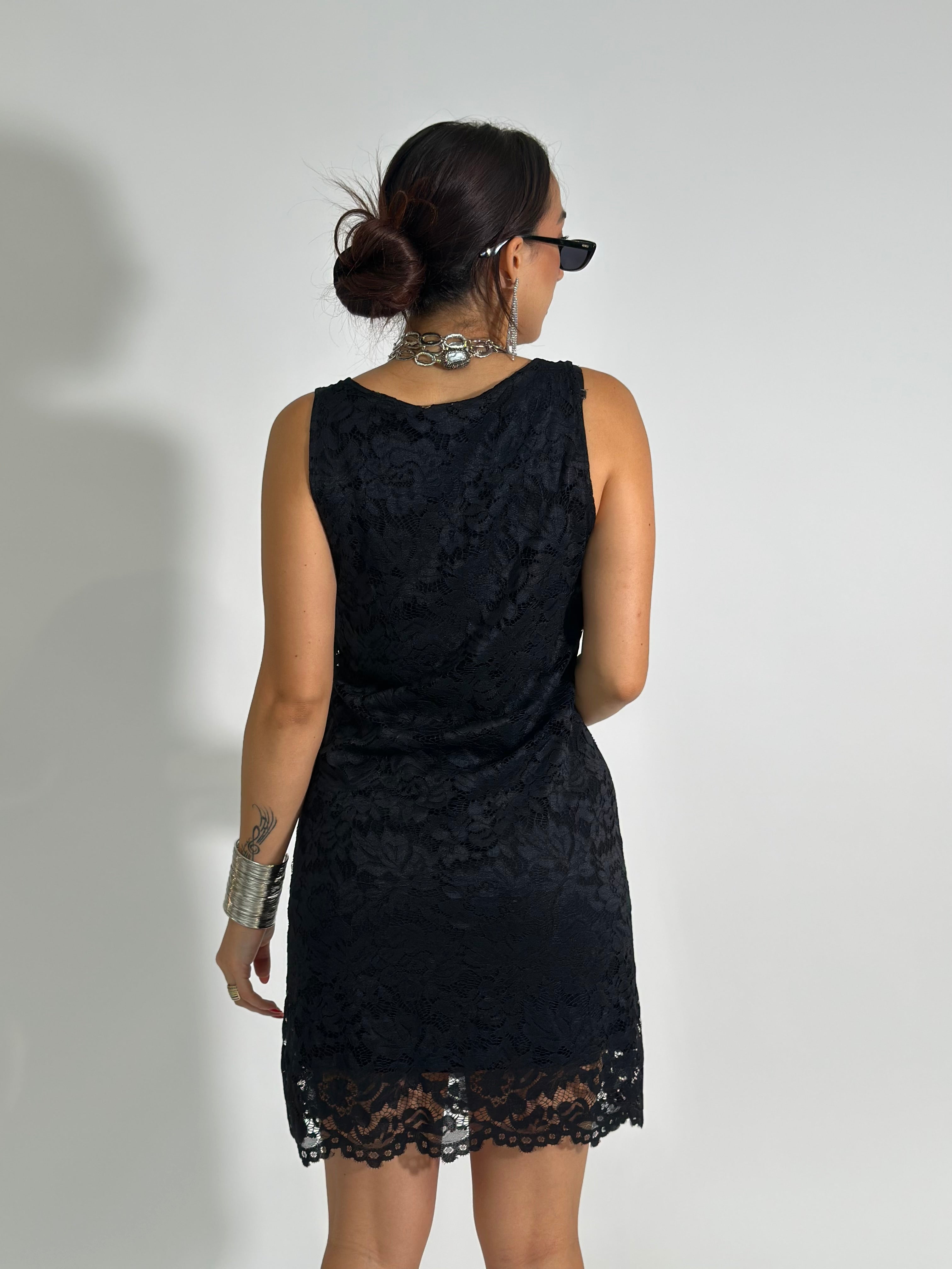 Abito pizzo 55638 NERO