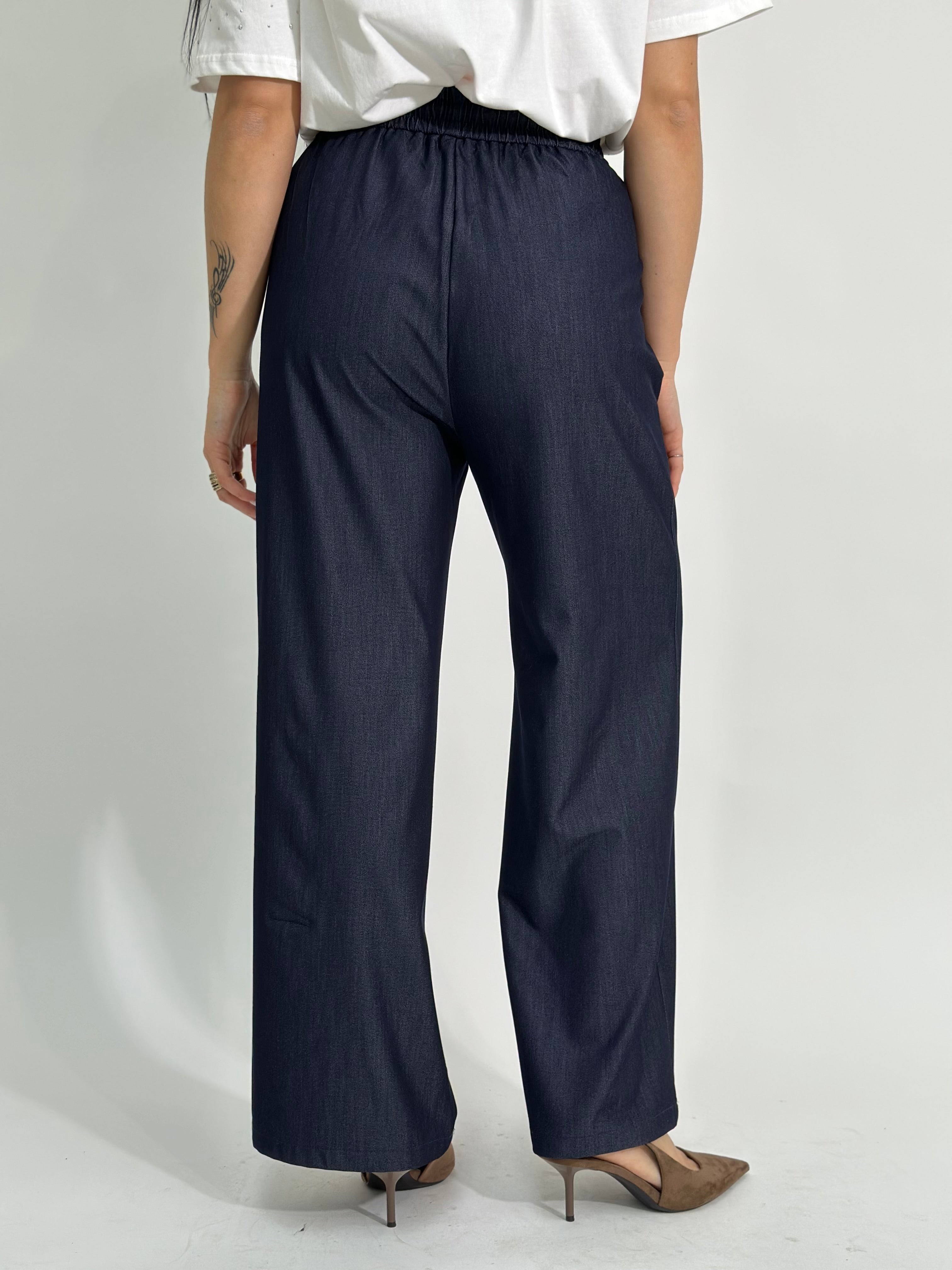 Panta coulisse denim 727