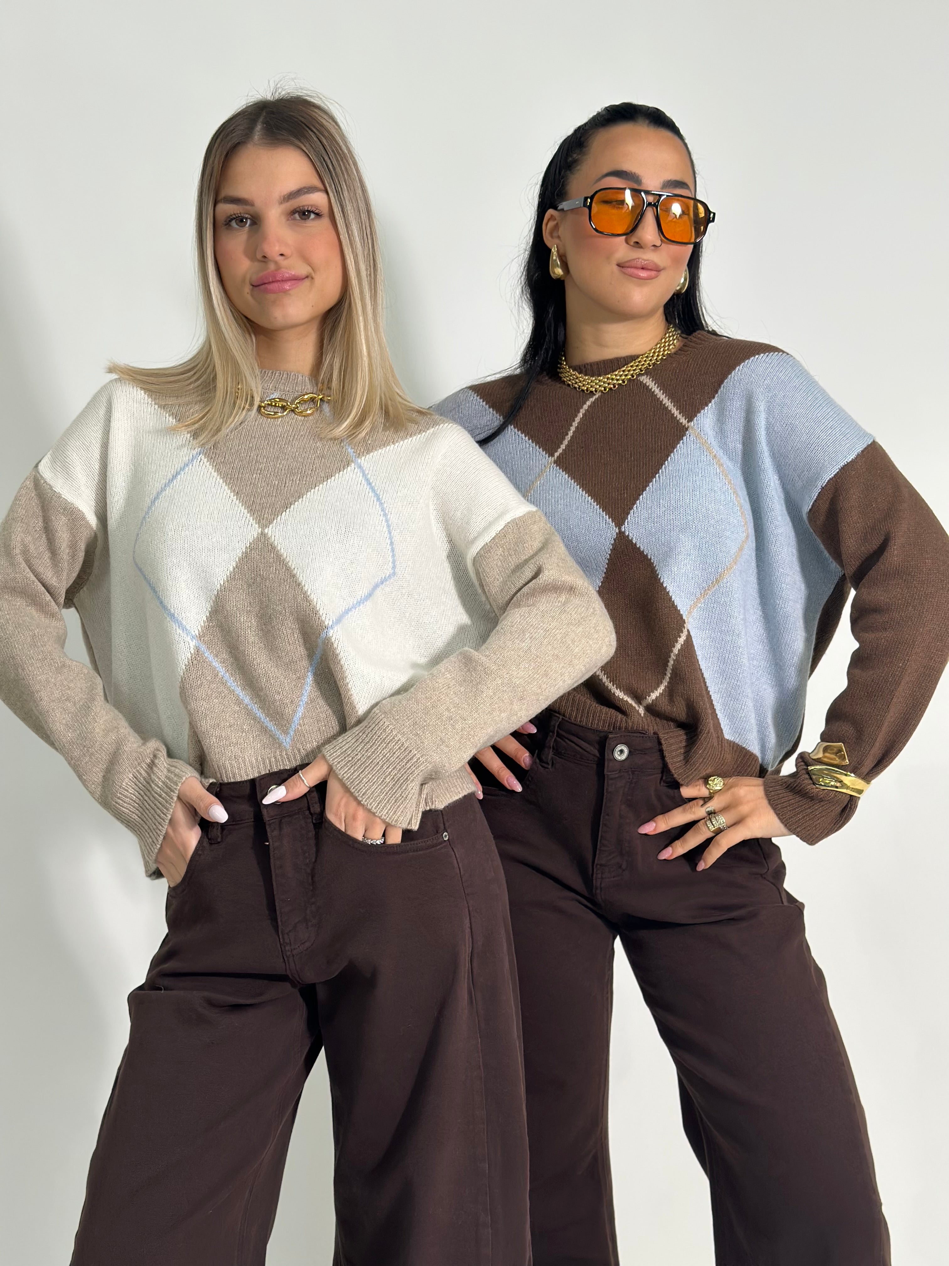 Maglia geo 6665 PANNA