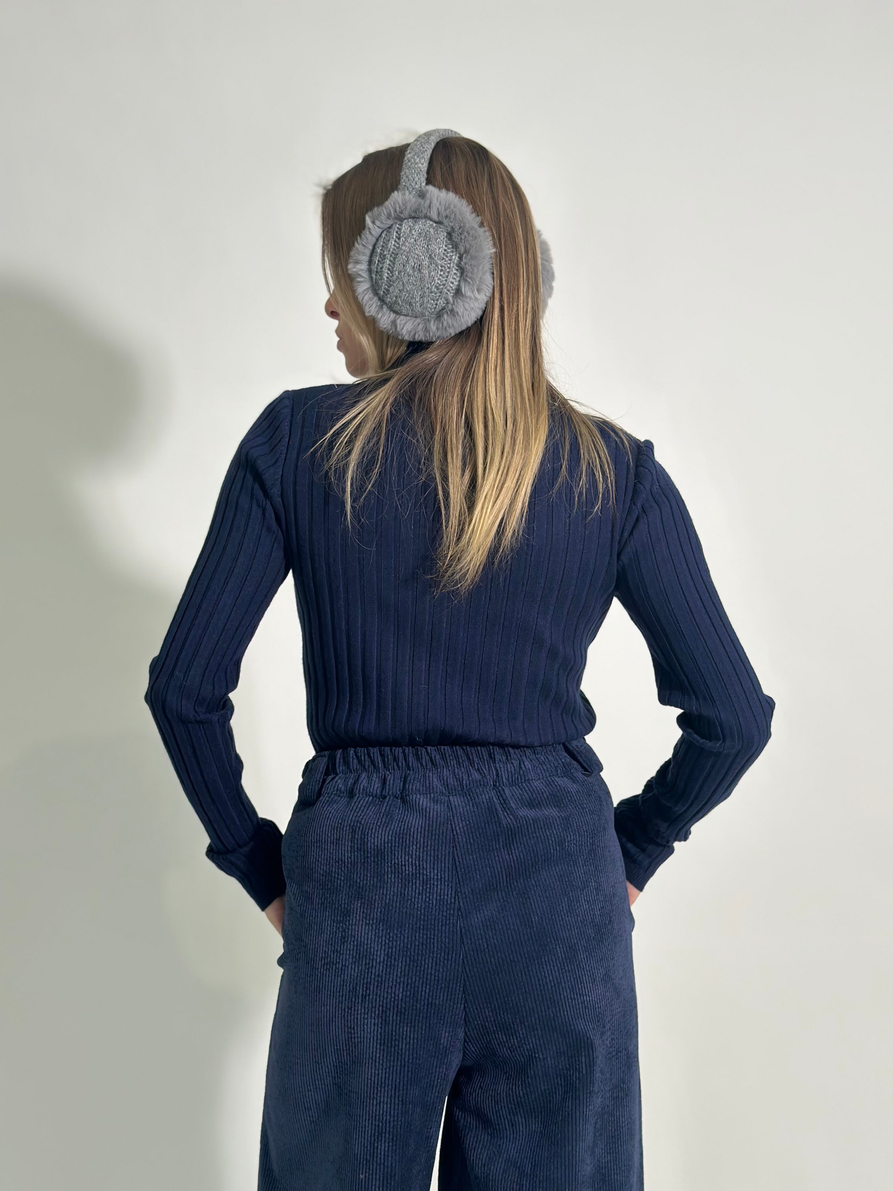 Maglia dolcevita costina 2996