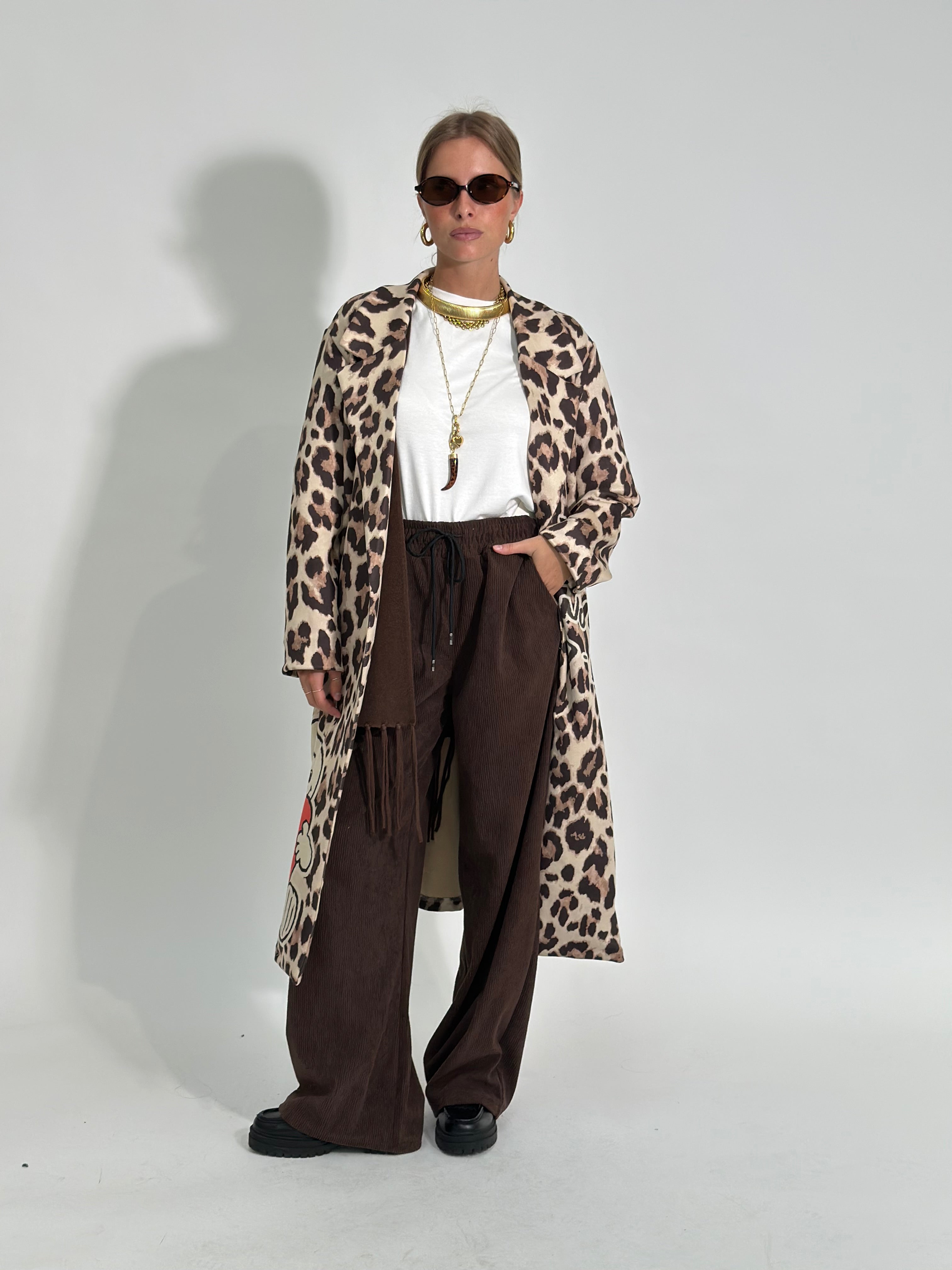 Pantalone velluto 25791 MARRONE