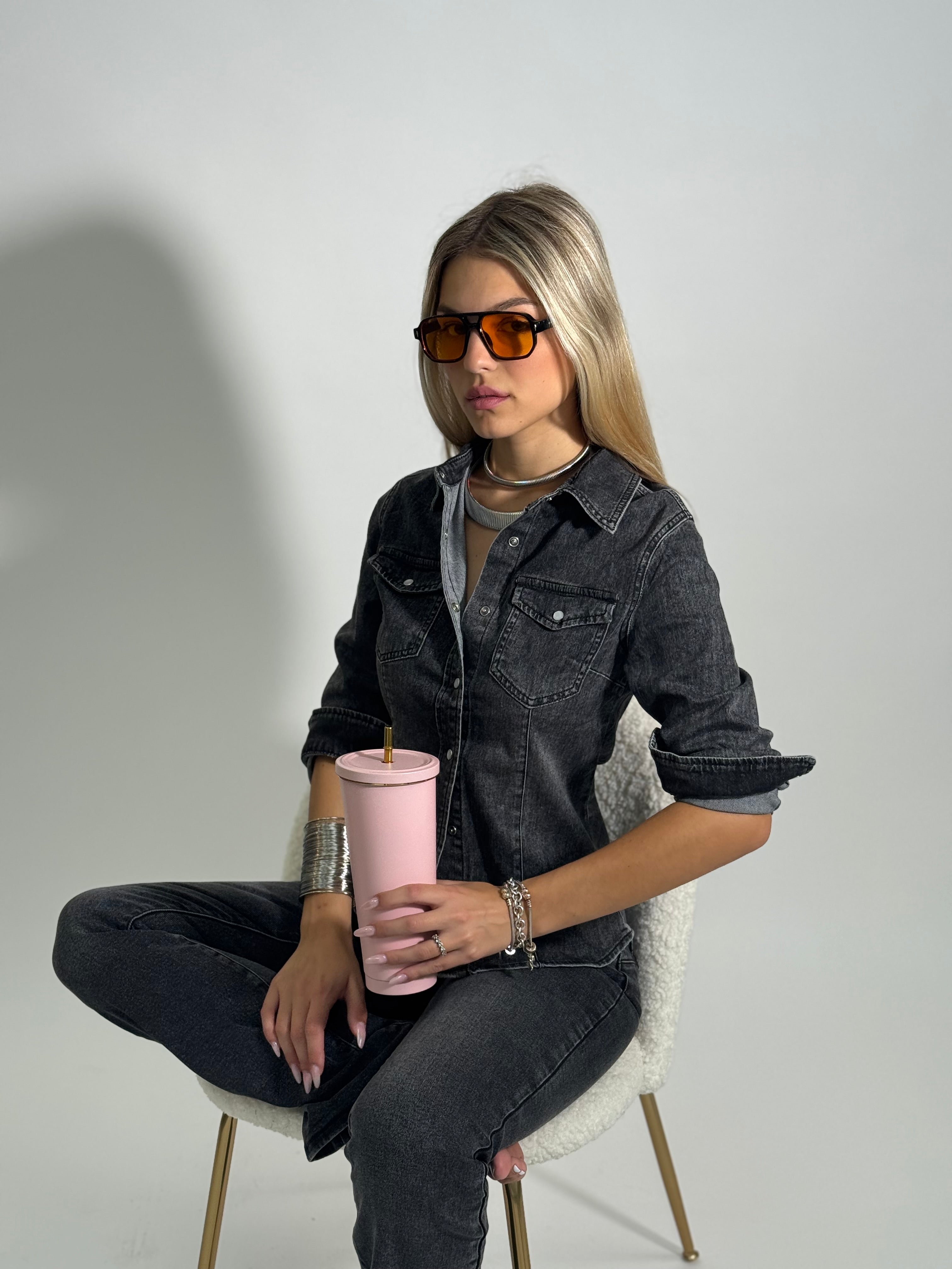 Camicia denim YF3336