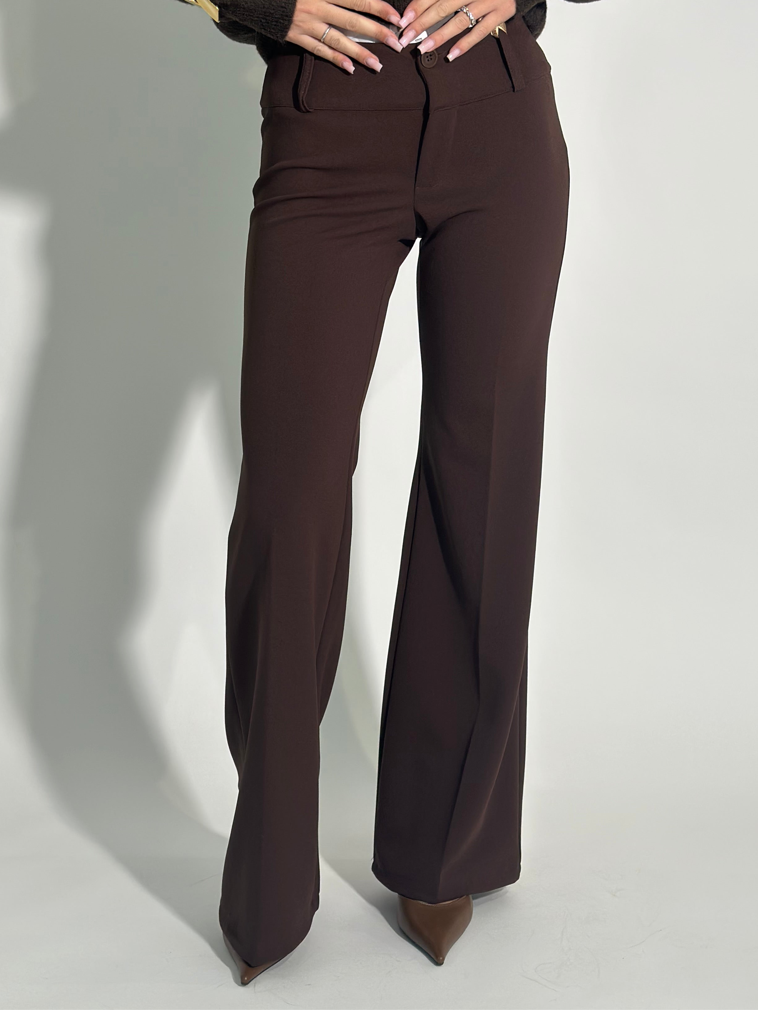 Pantalone flare 80 MORO