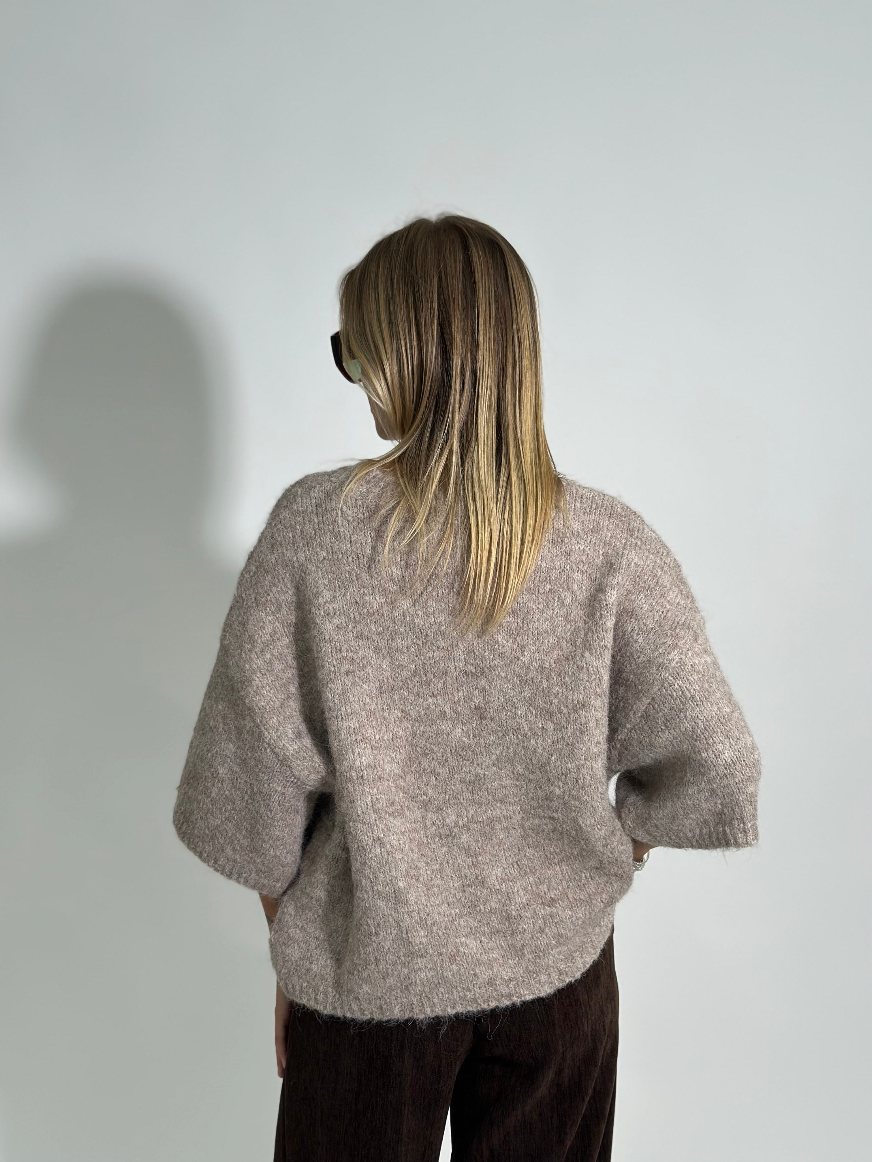 Maglia mohair 28168 TAUPE