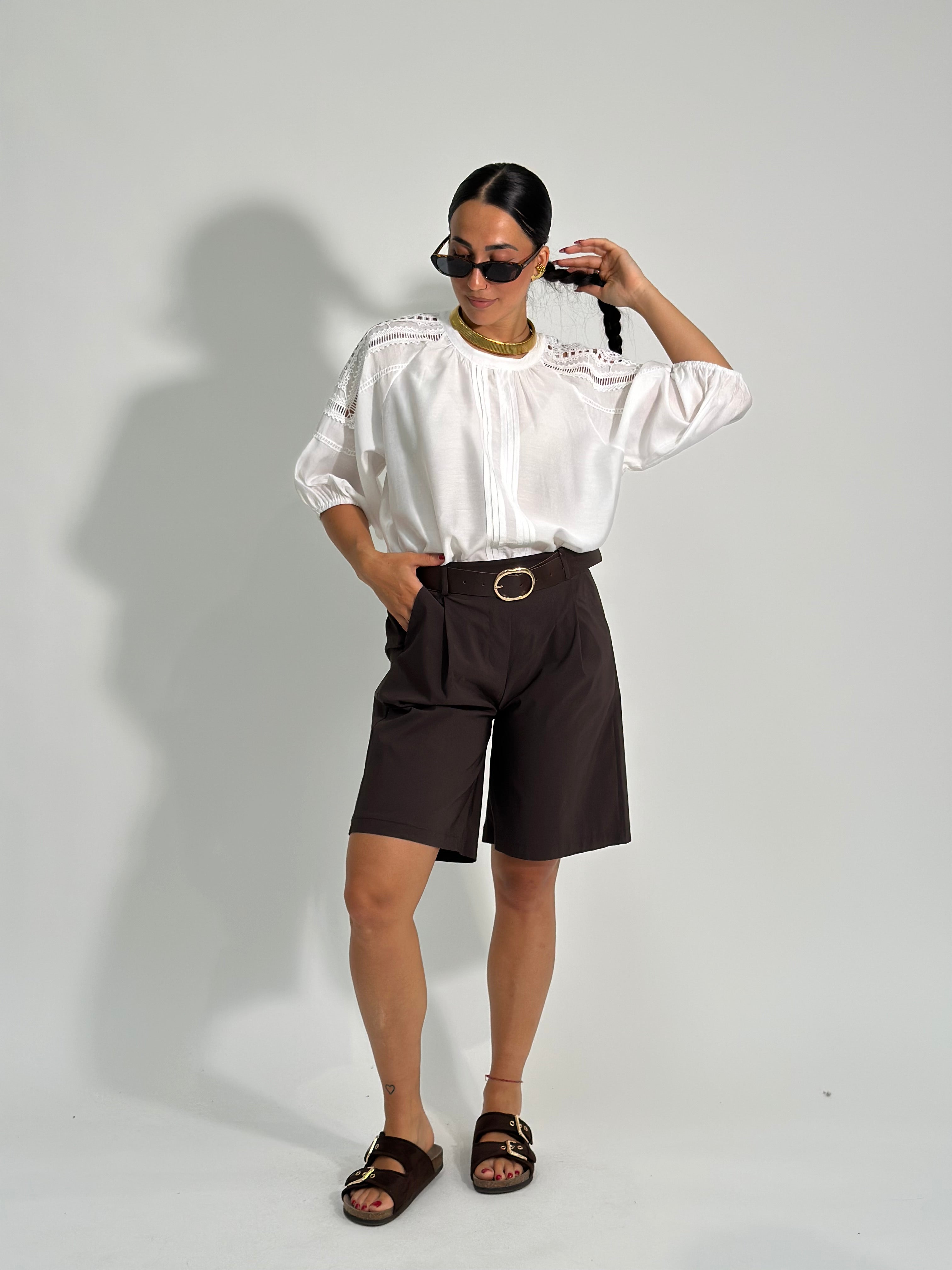 Camicia pizzo 9121
