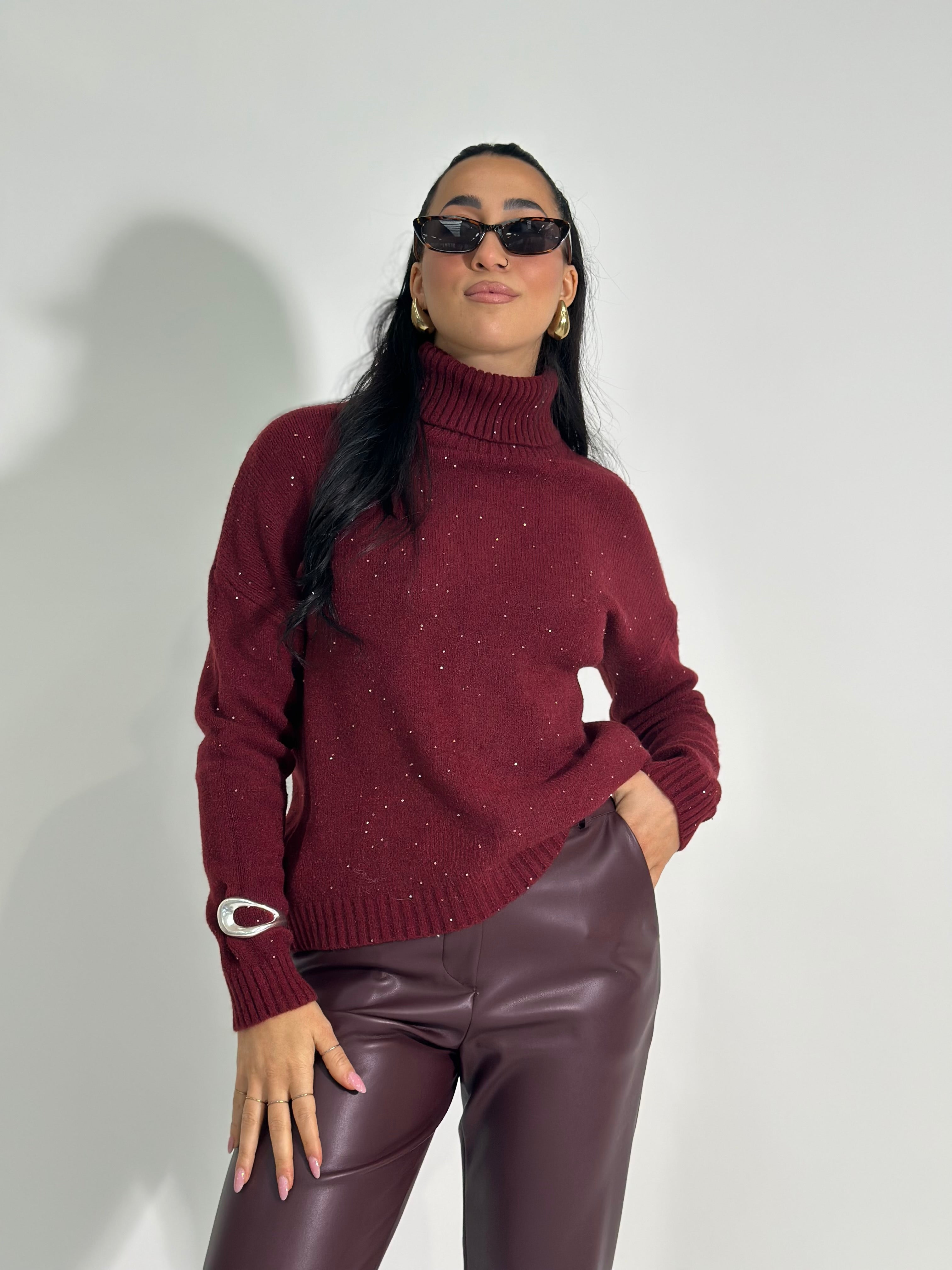 Maglia paillettes 25100