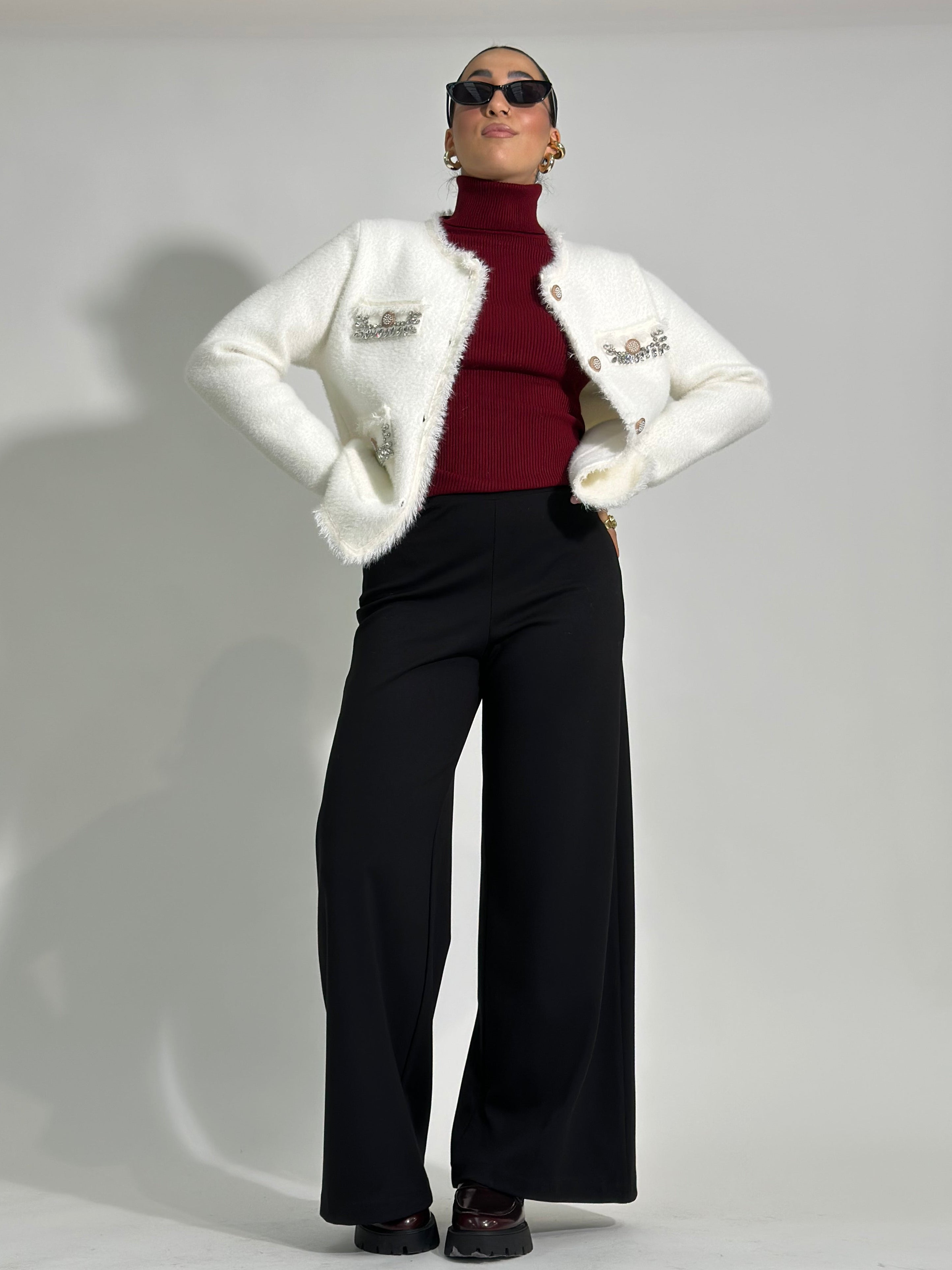 Panta palazzo 1071 NERO