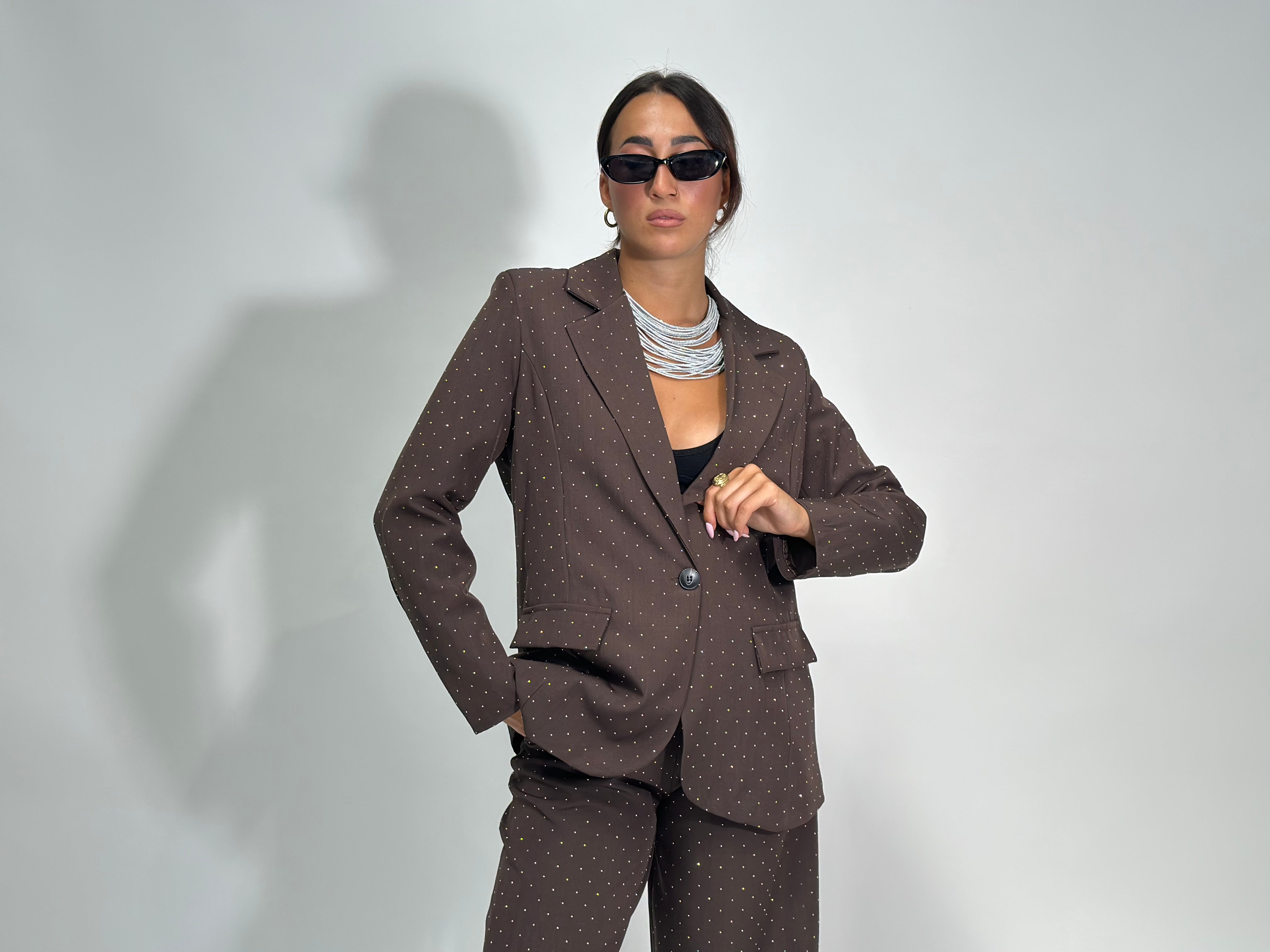 Tailleur T6382 MARRONE