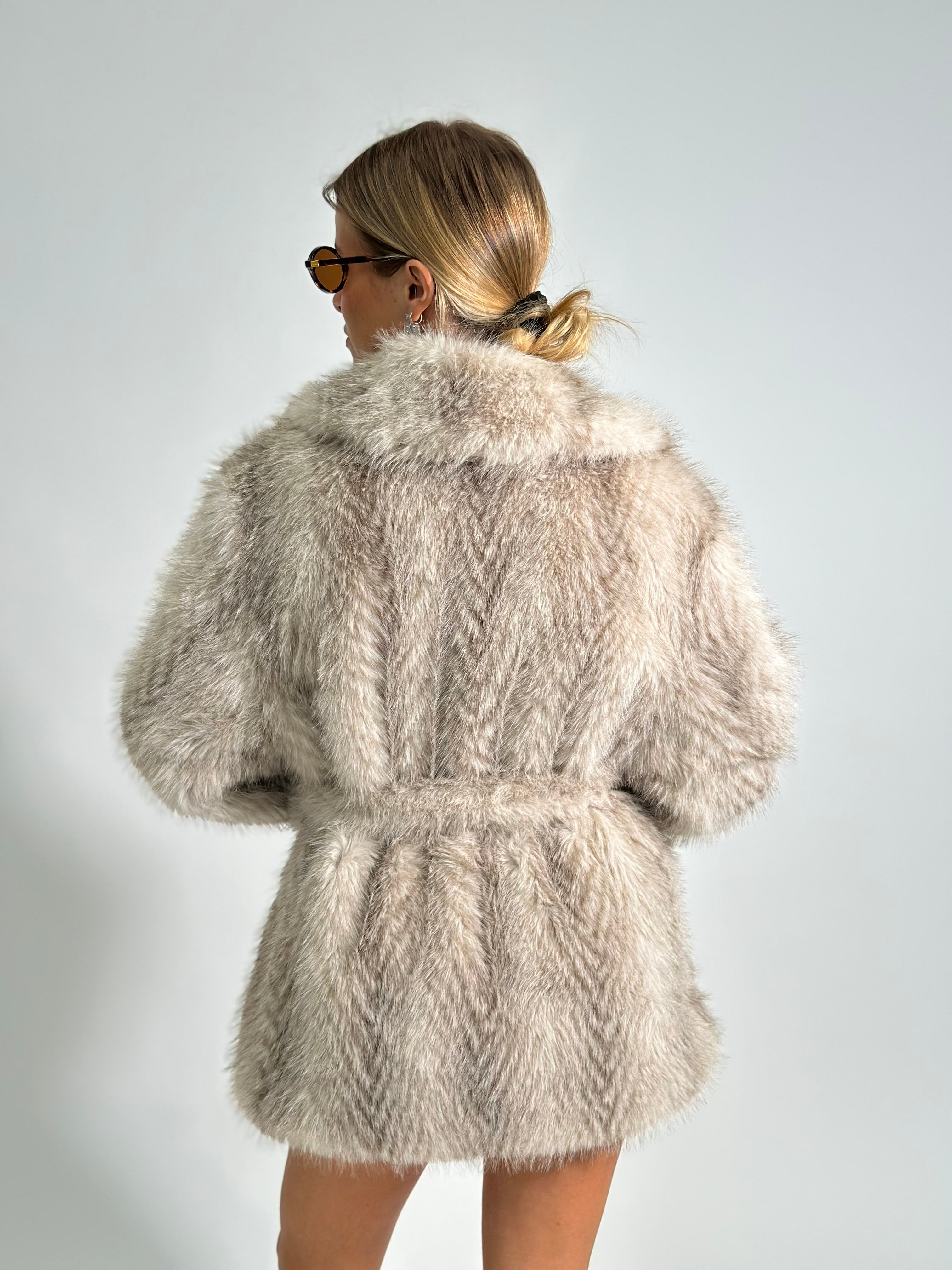 Pelliccia Y0231 BEIGE