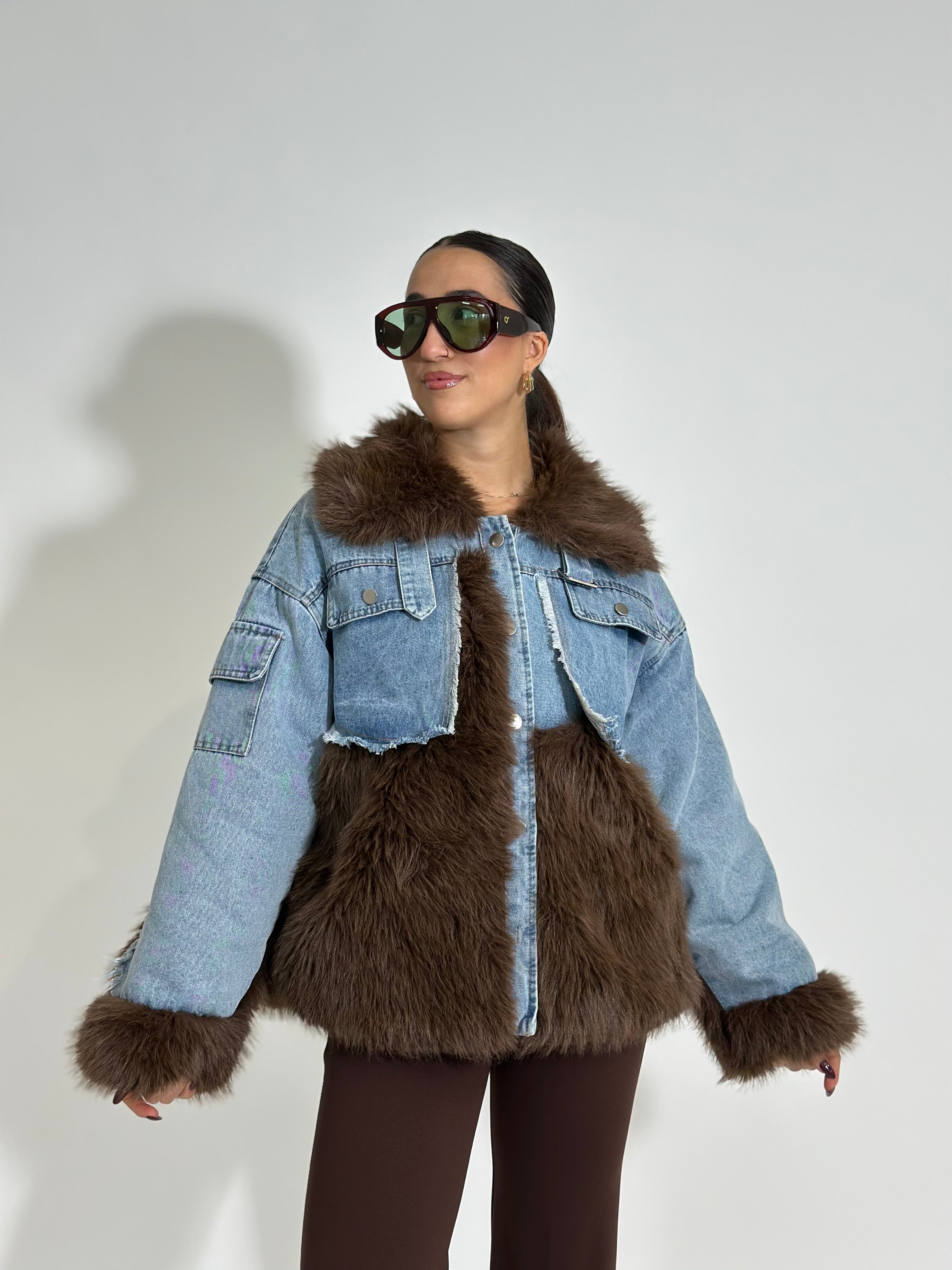 Giaccone denim Q0031