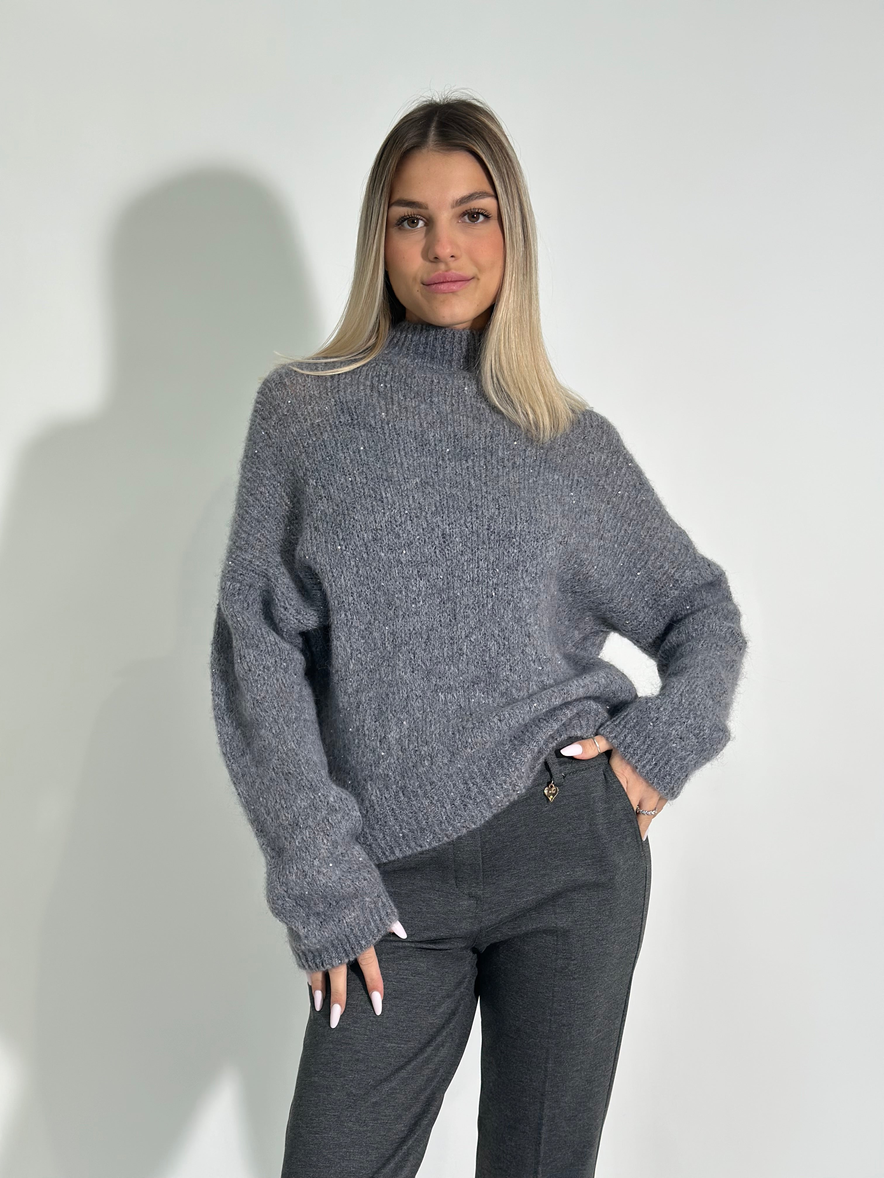 Maglia alpaca paillettes 7731