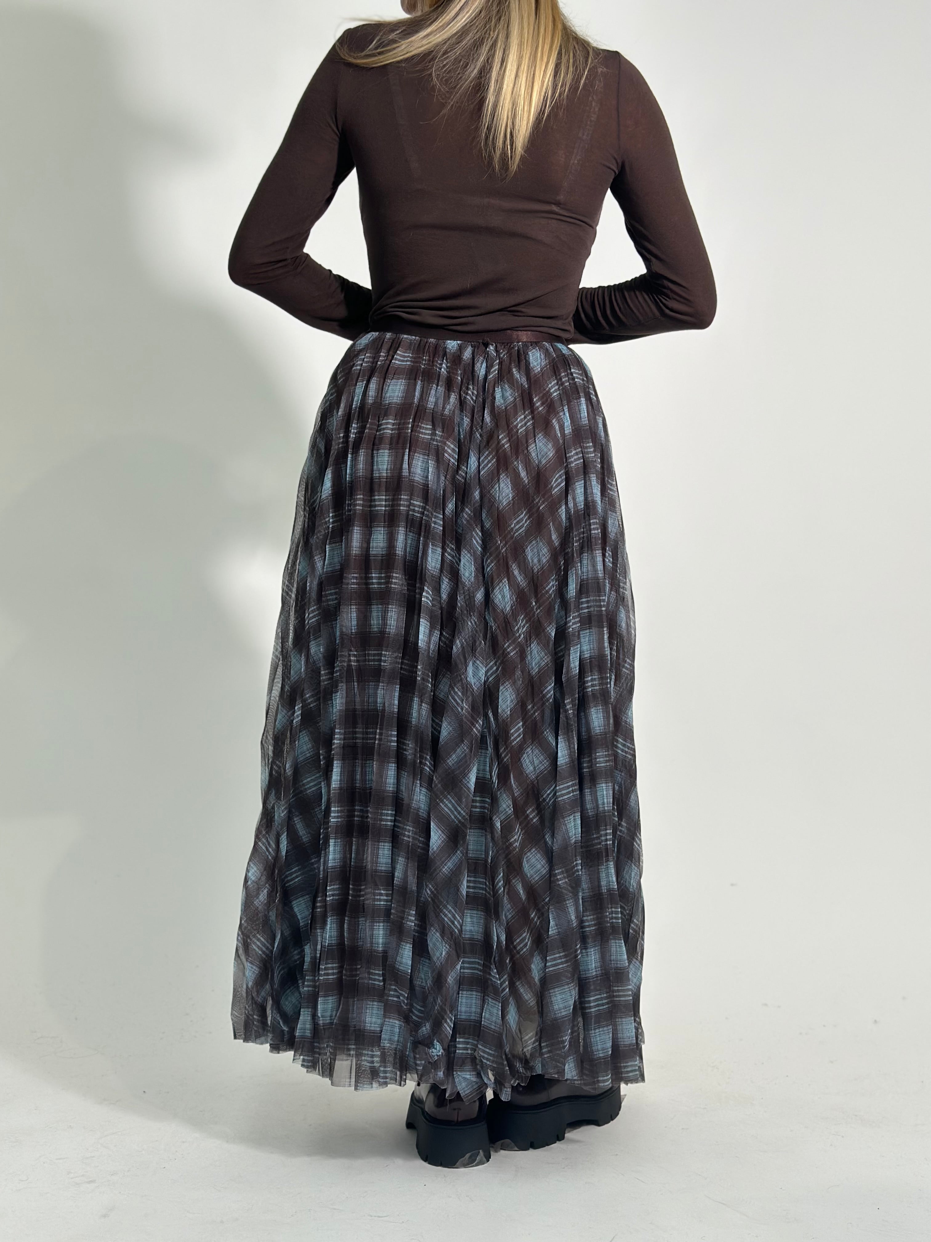 Gonna tulle 8821 MORO-AZZURRO