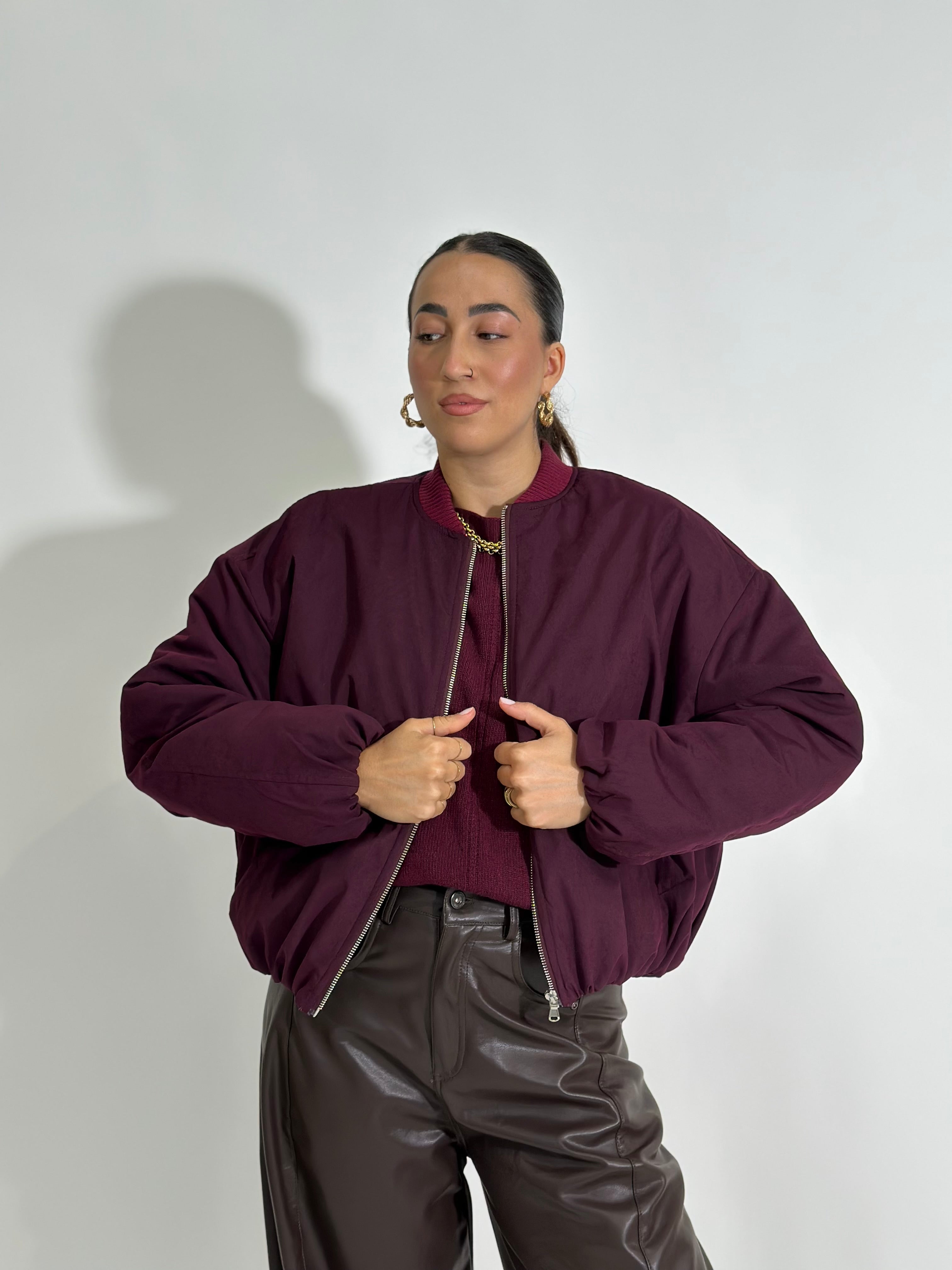Bomber L9402 BURGUNDY