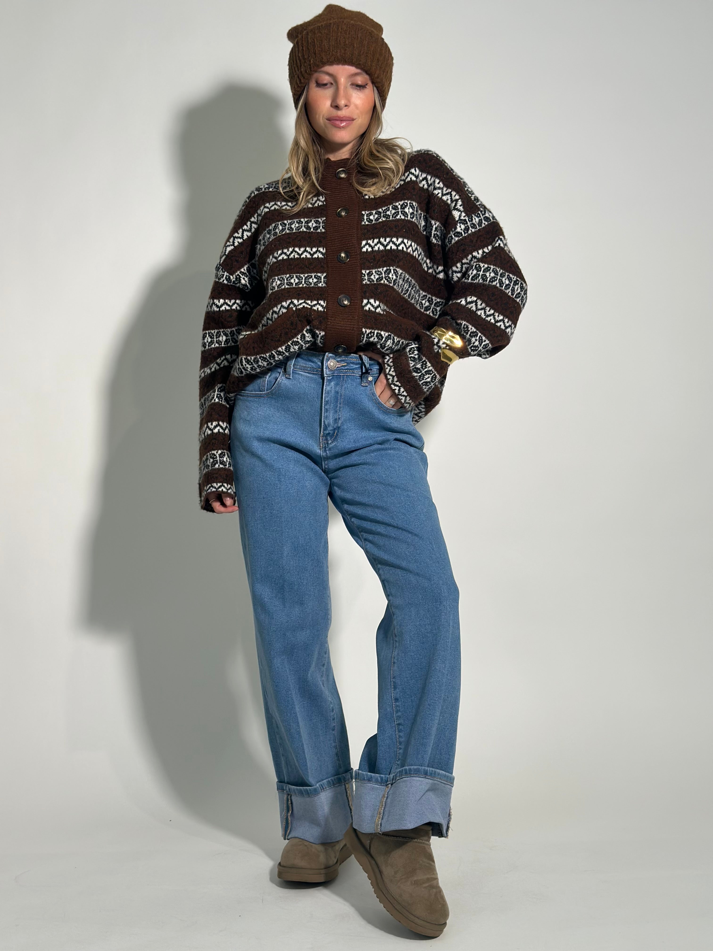 Jeans risvolto JC864