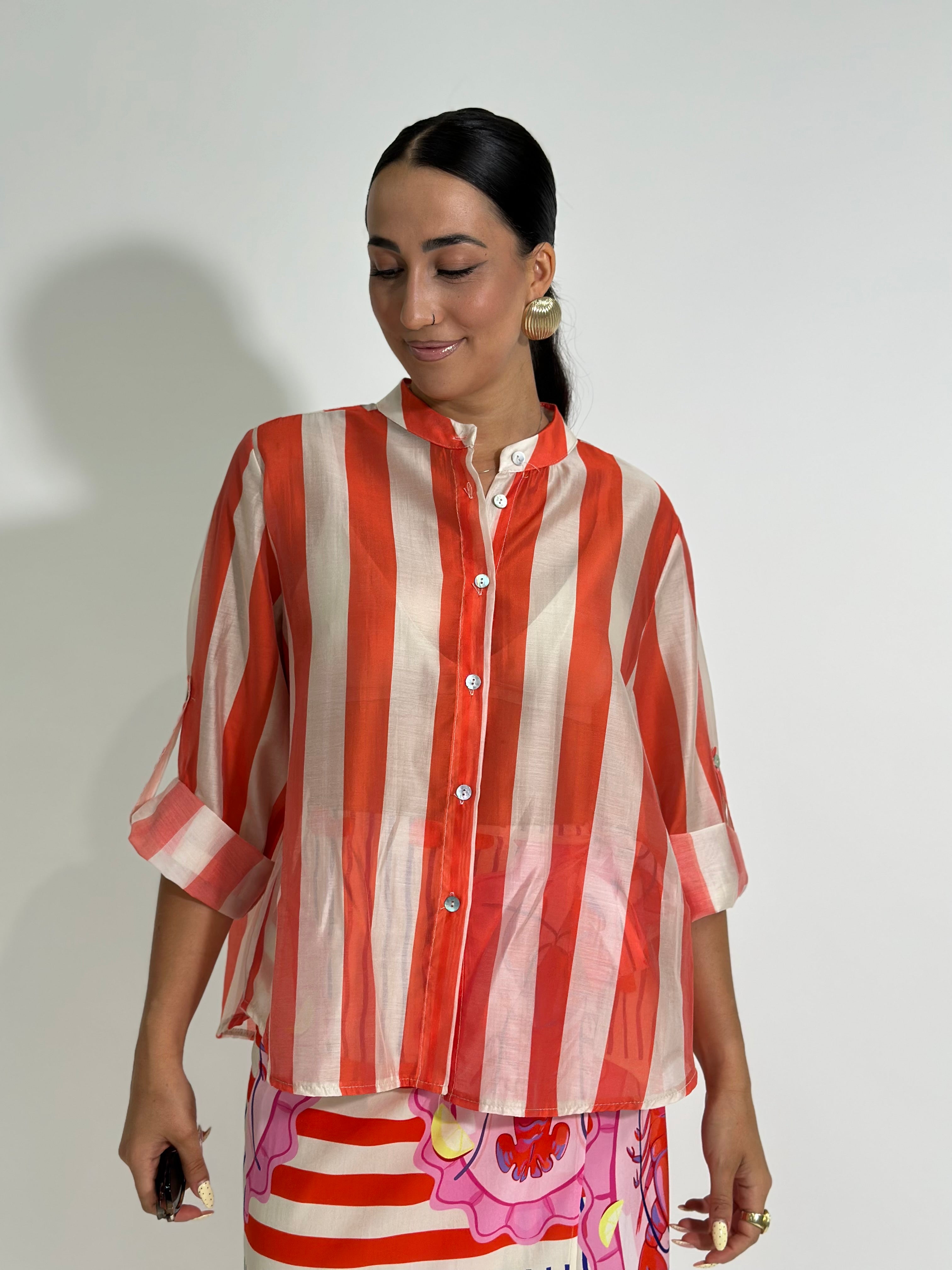 Camicia riga 21504 ARAGOSTA