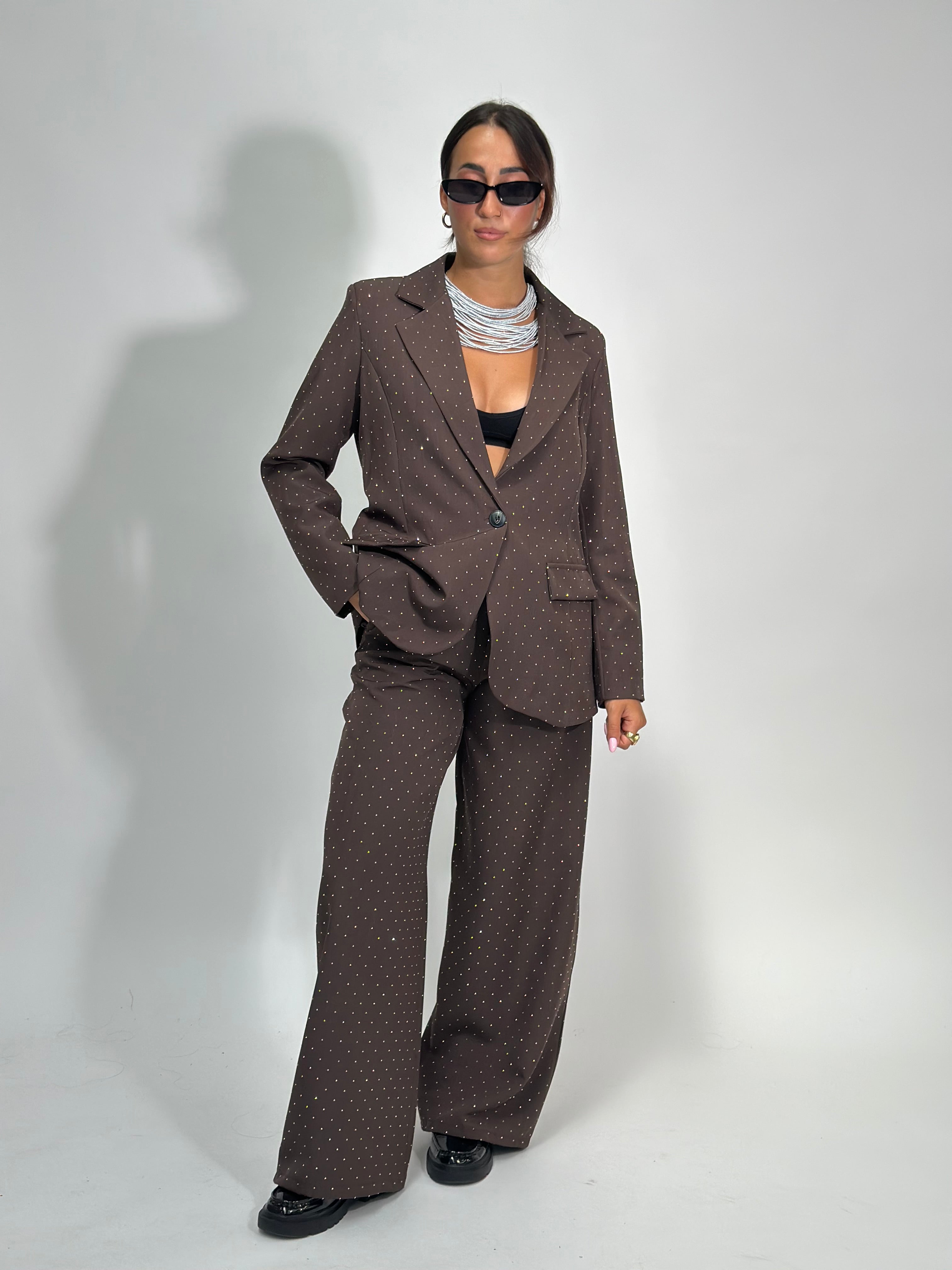 Tailleur T6382 MARRONE