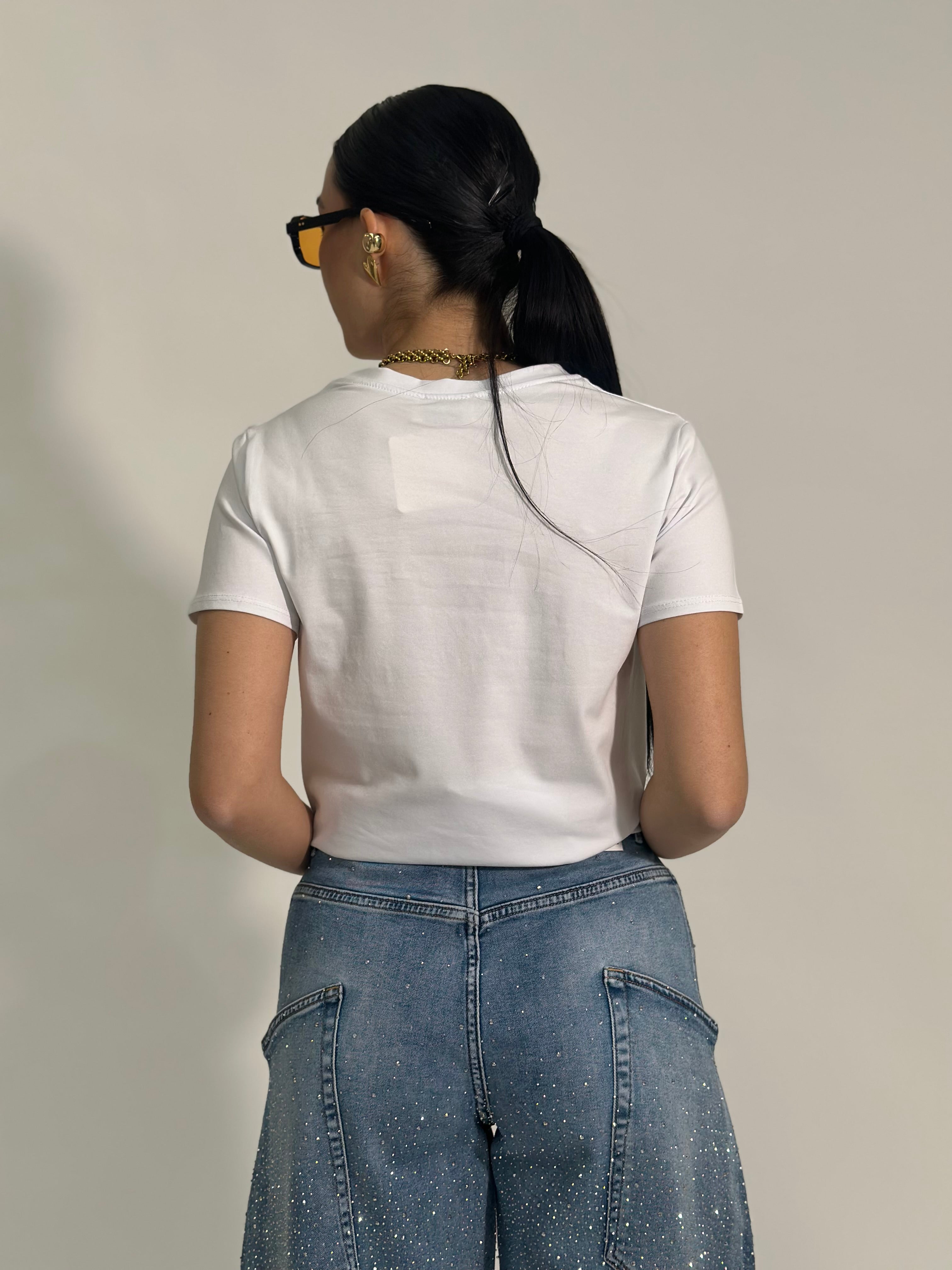 T-shirt "ma anche no" 301-7