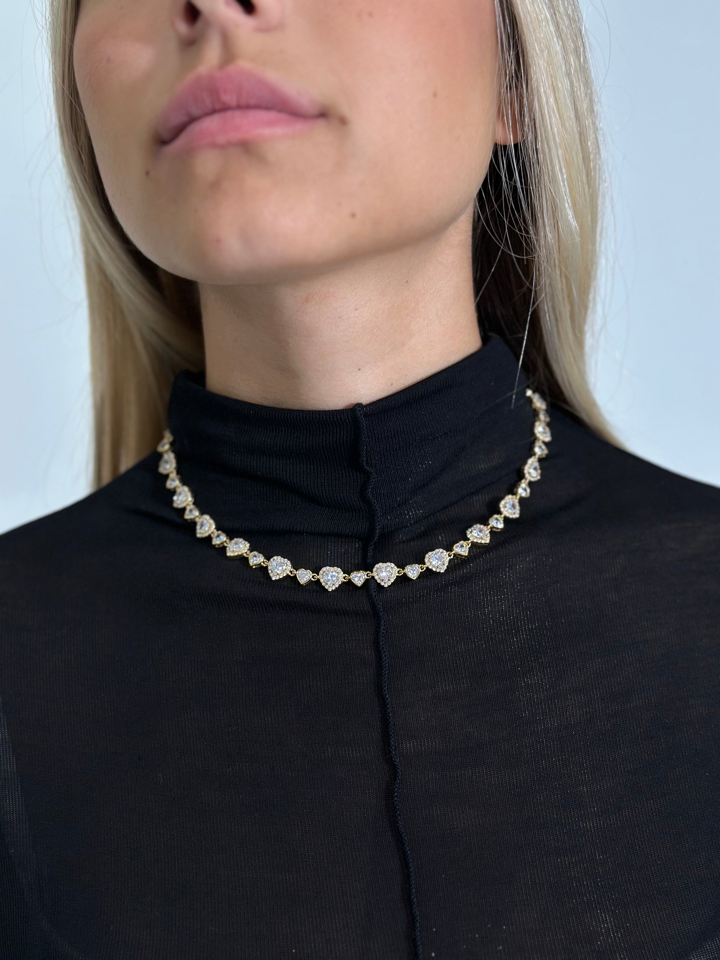 Choker SV cuore 8881