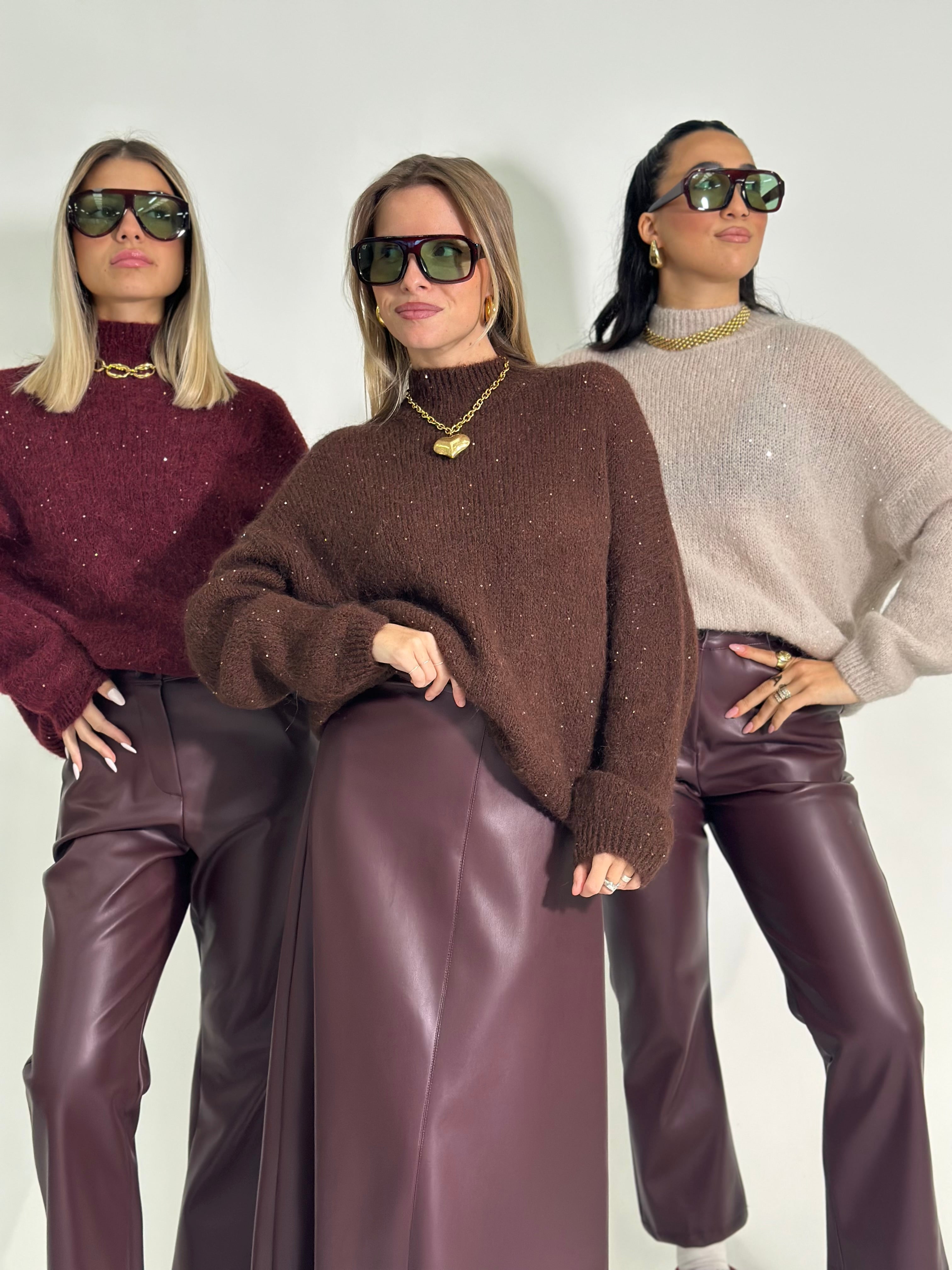 Maglia alpaca paillettes 7731