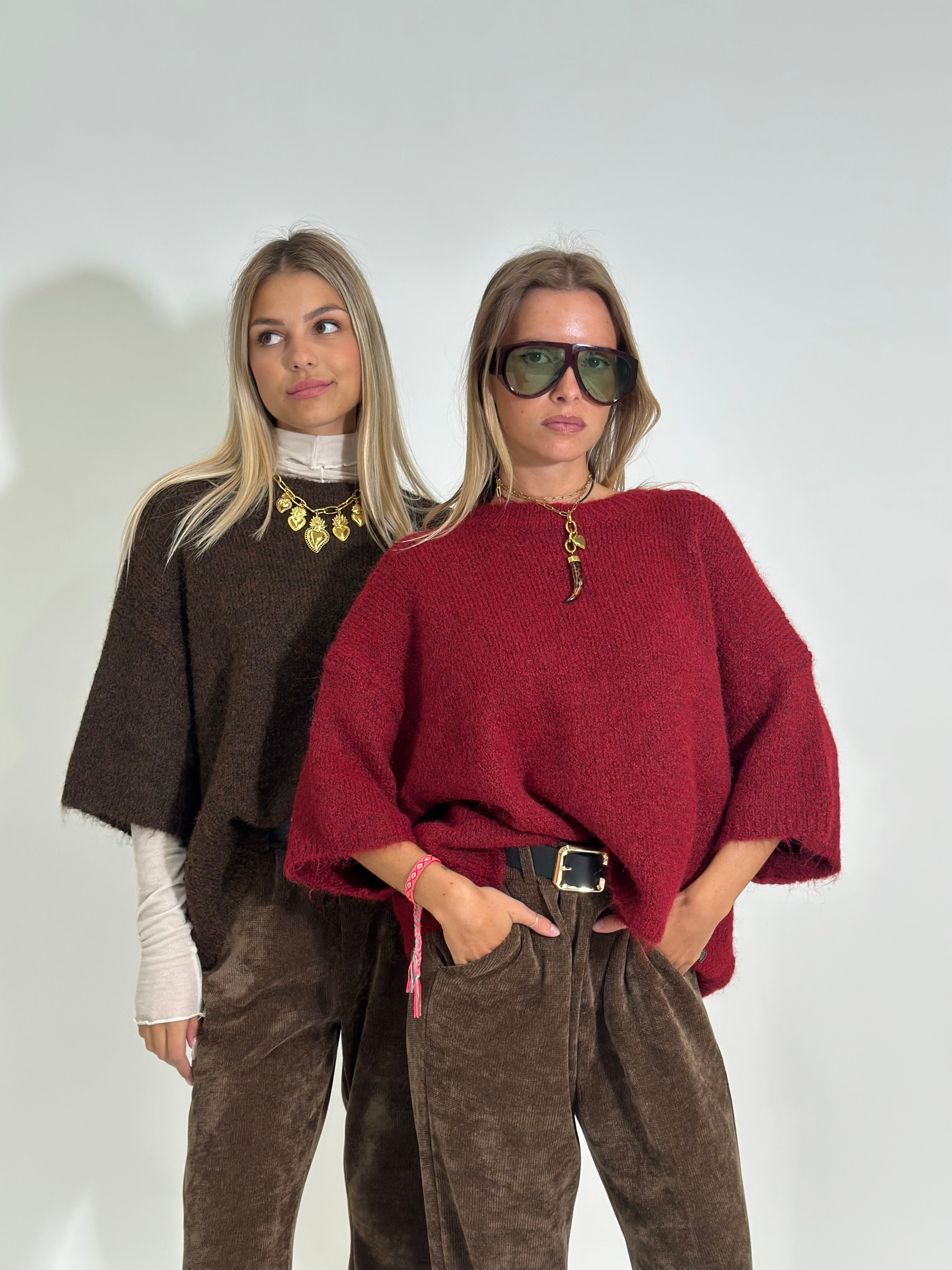 Maglia scatoletta A25179 MORO