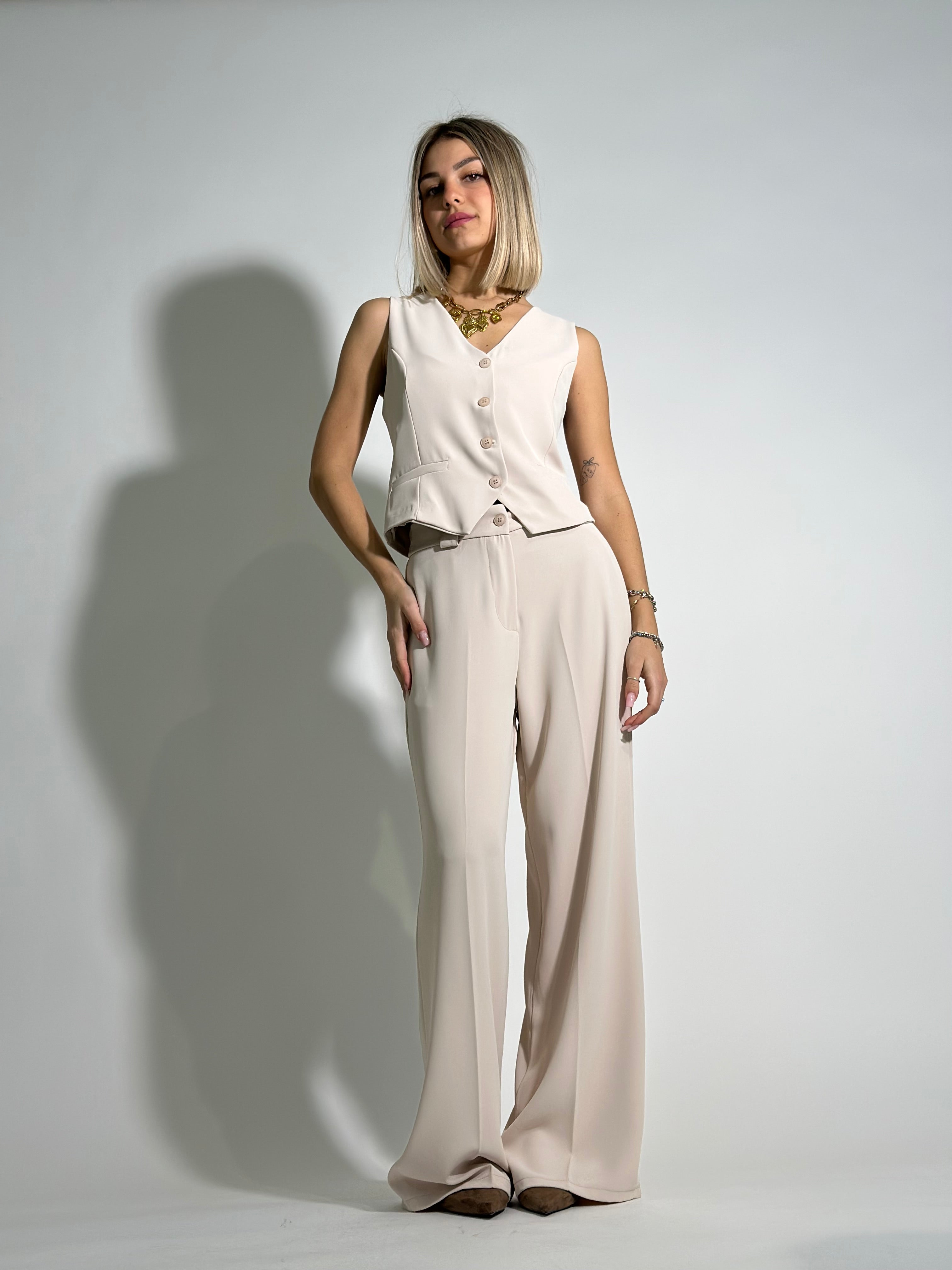 Pantalone birkin fluido 6231