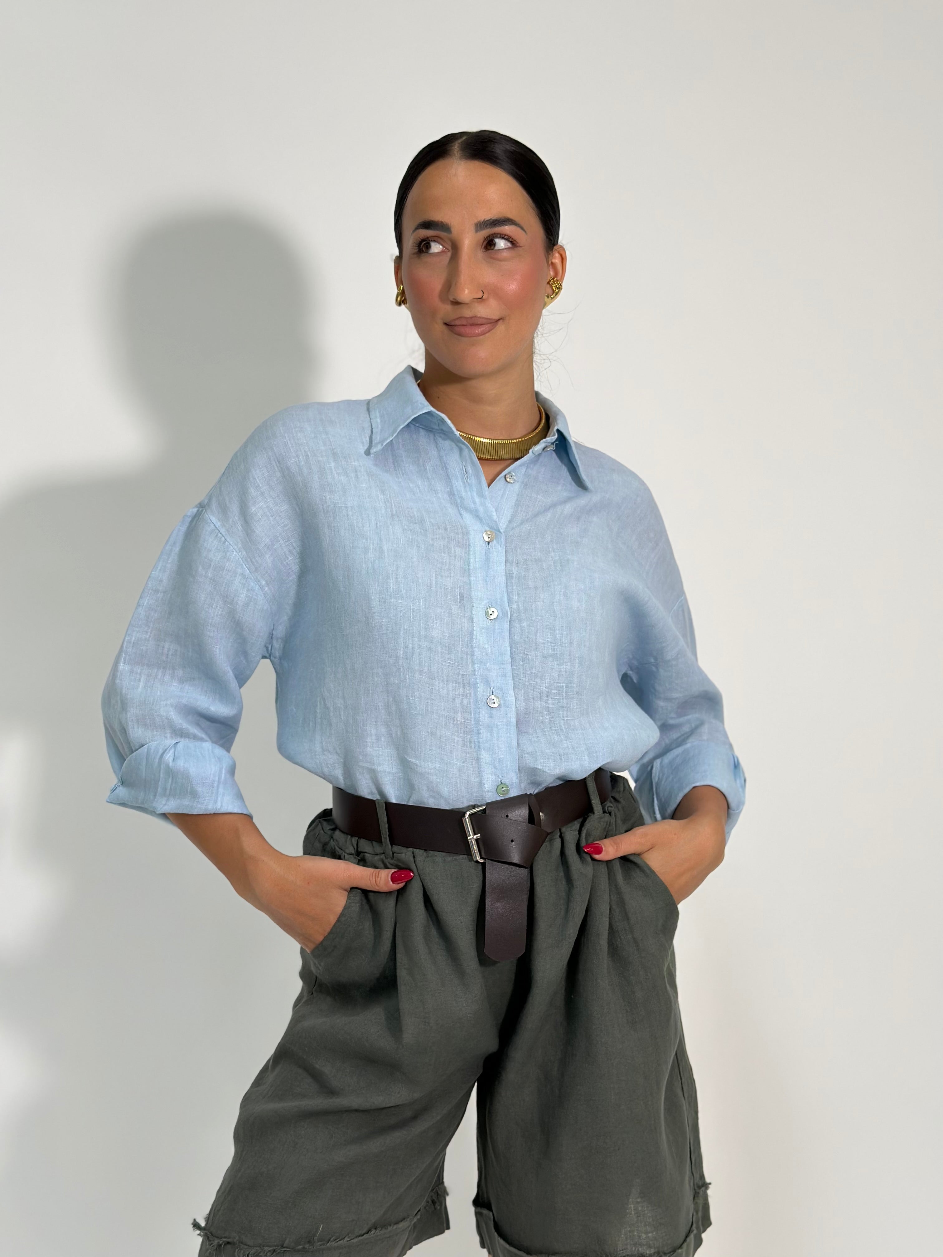 Camicia lino 10707
