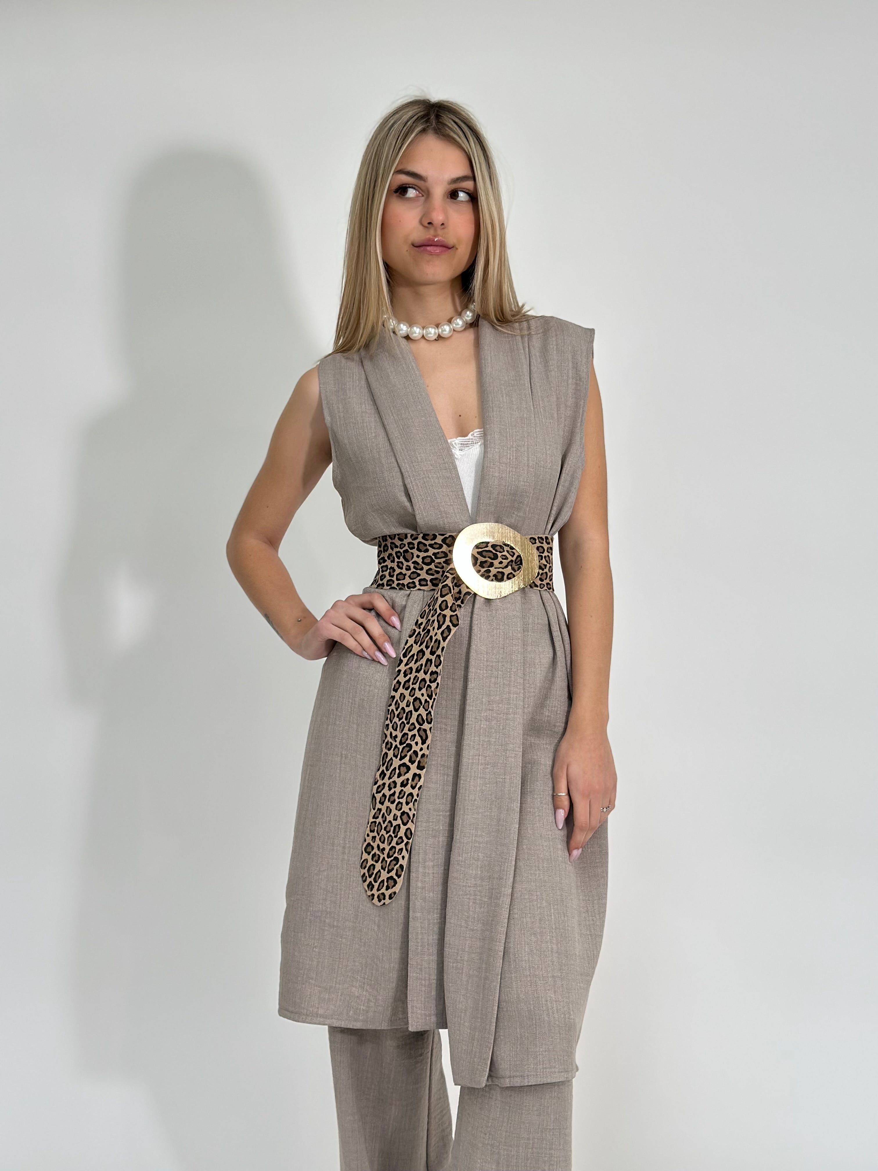 Completo smanicato 90487 TAUPE