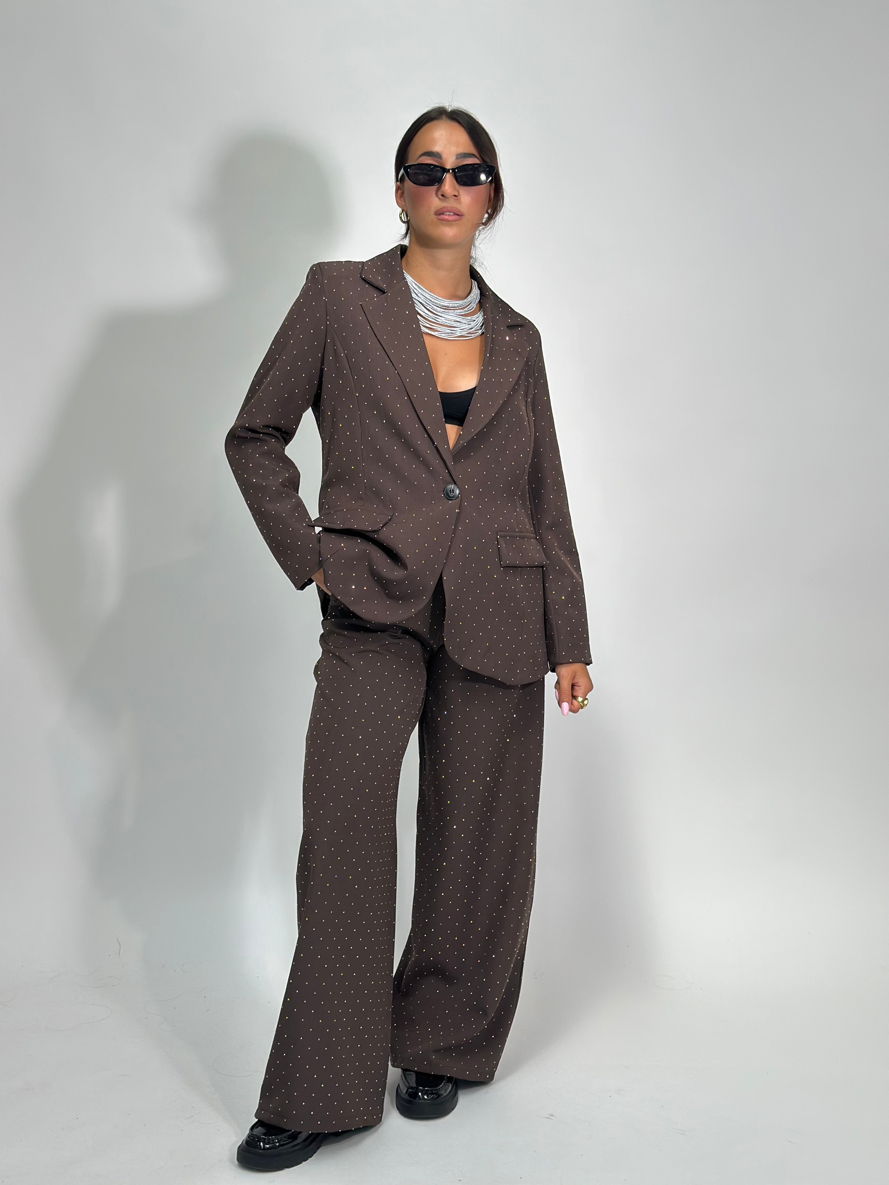 Tailleur T6382 MARRONE