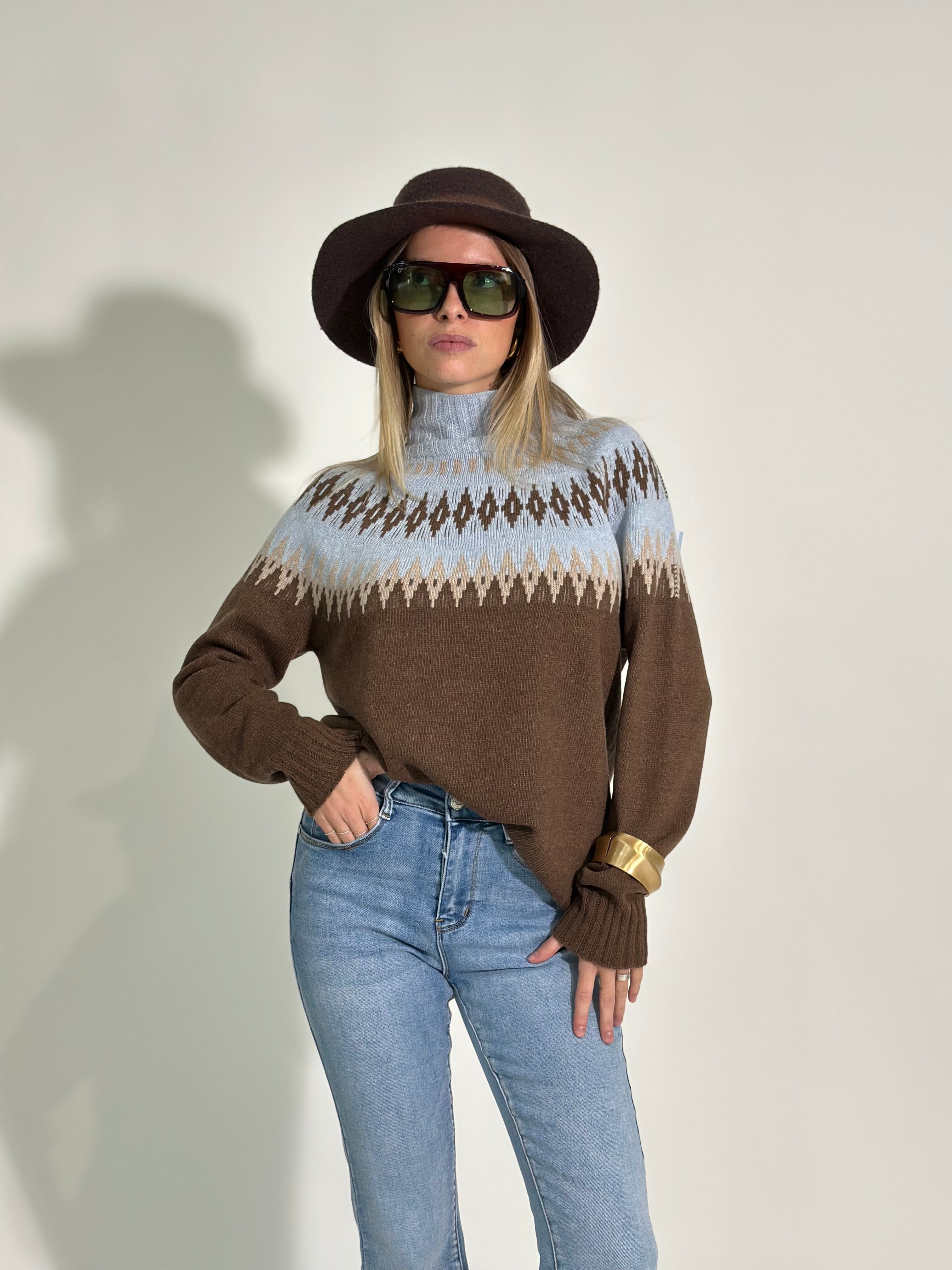 Maglia norvegese 8240 MORO CIELO