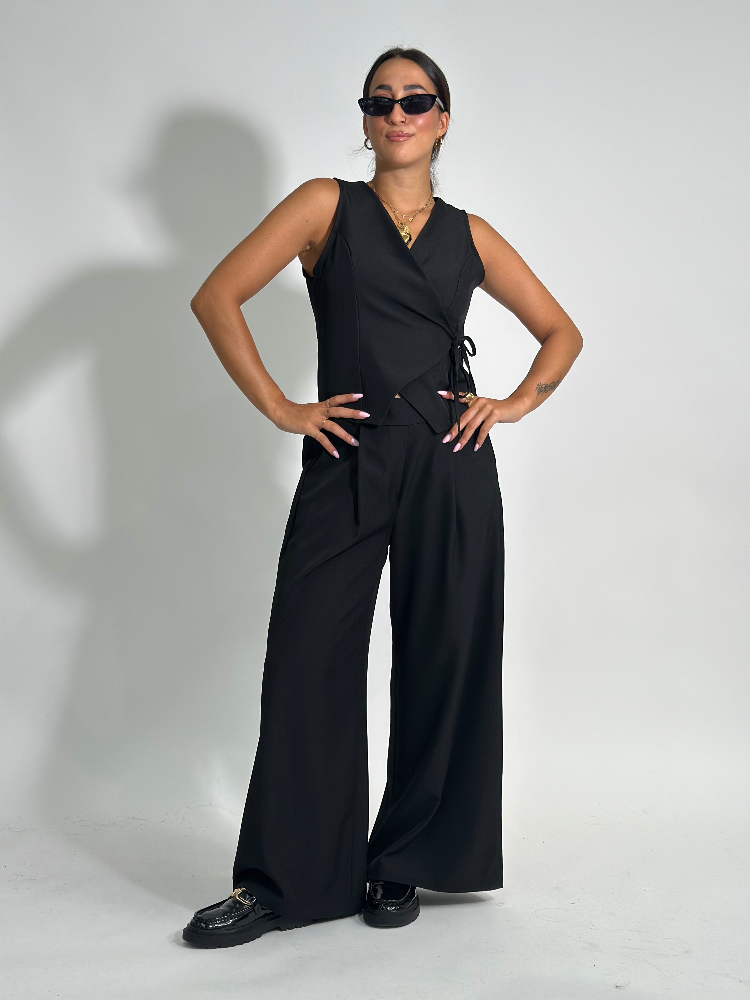 Completo gilet 5181 NERO