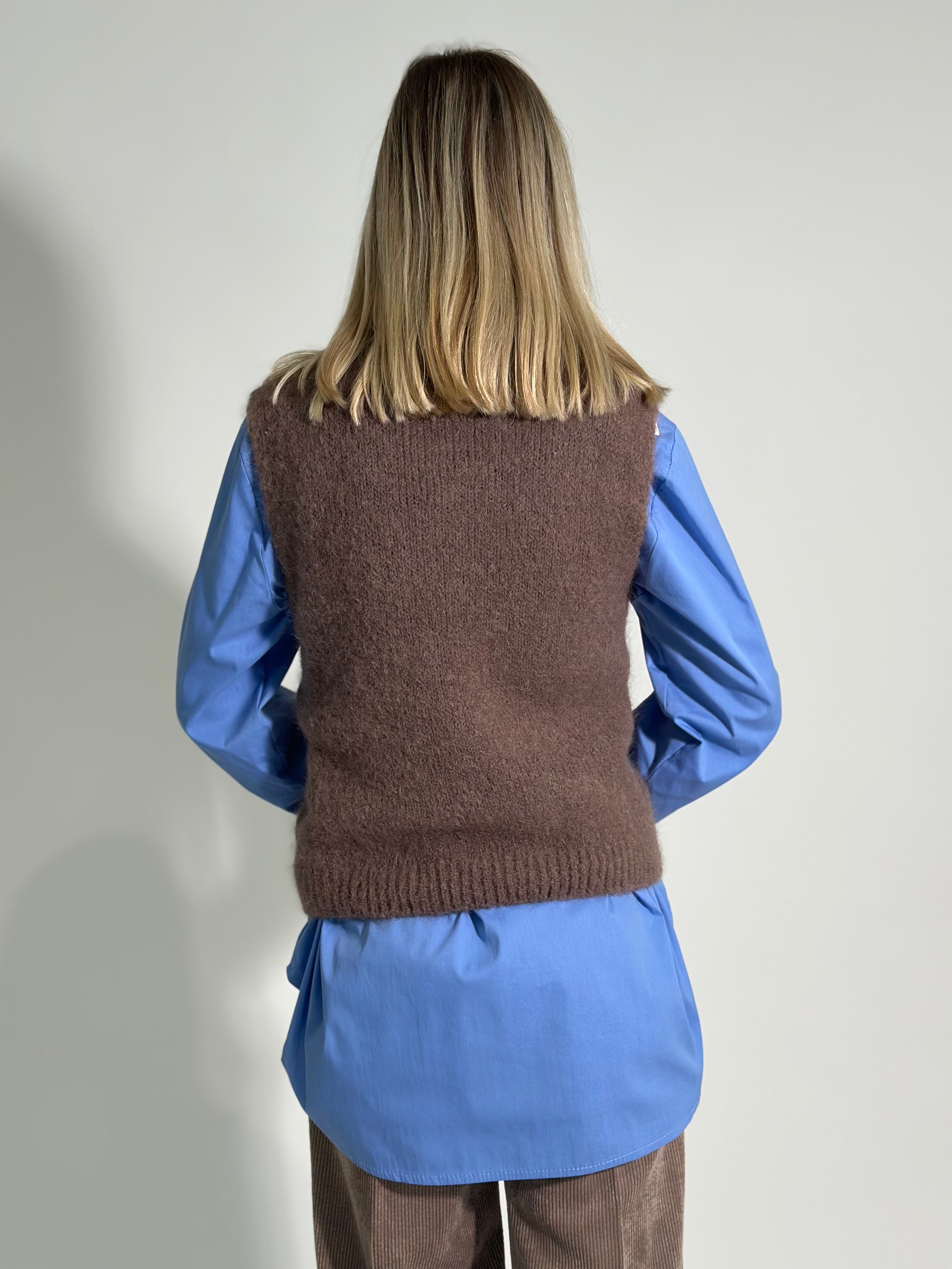 Gilet alpaca 25091 TAUPE