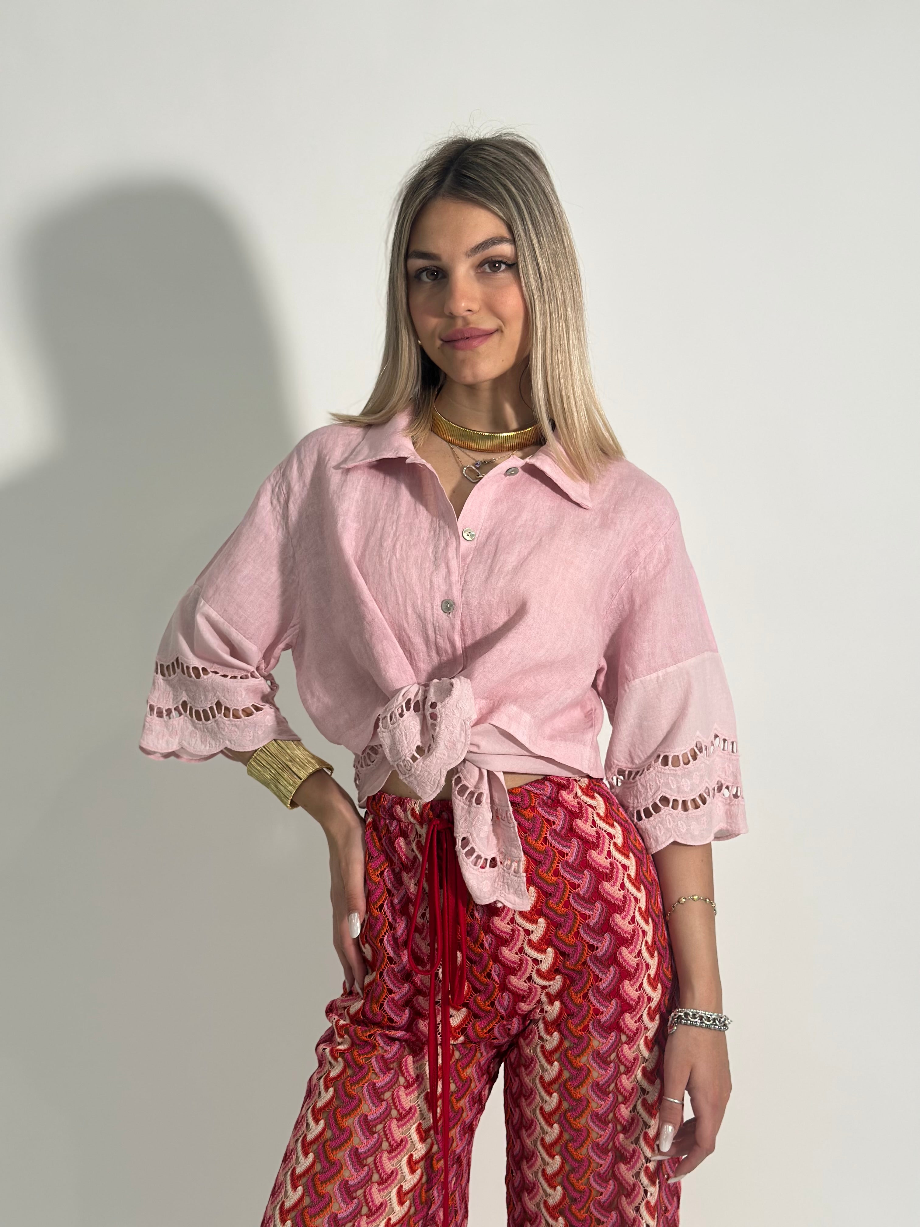 Camicia lino + sangallo 1788